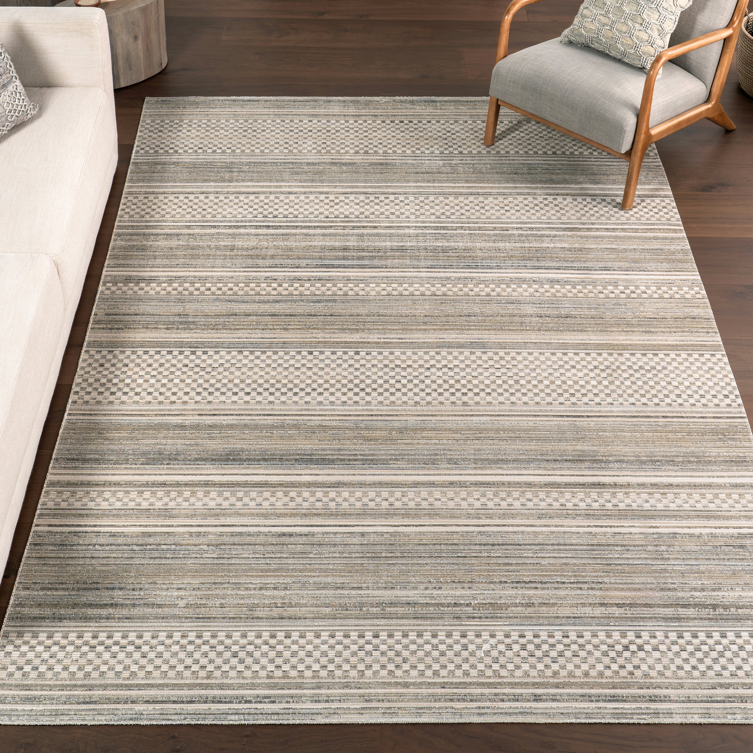 Milan Indoor/Outdoor Machine Washable Area Rug - Image 2