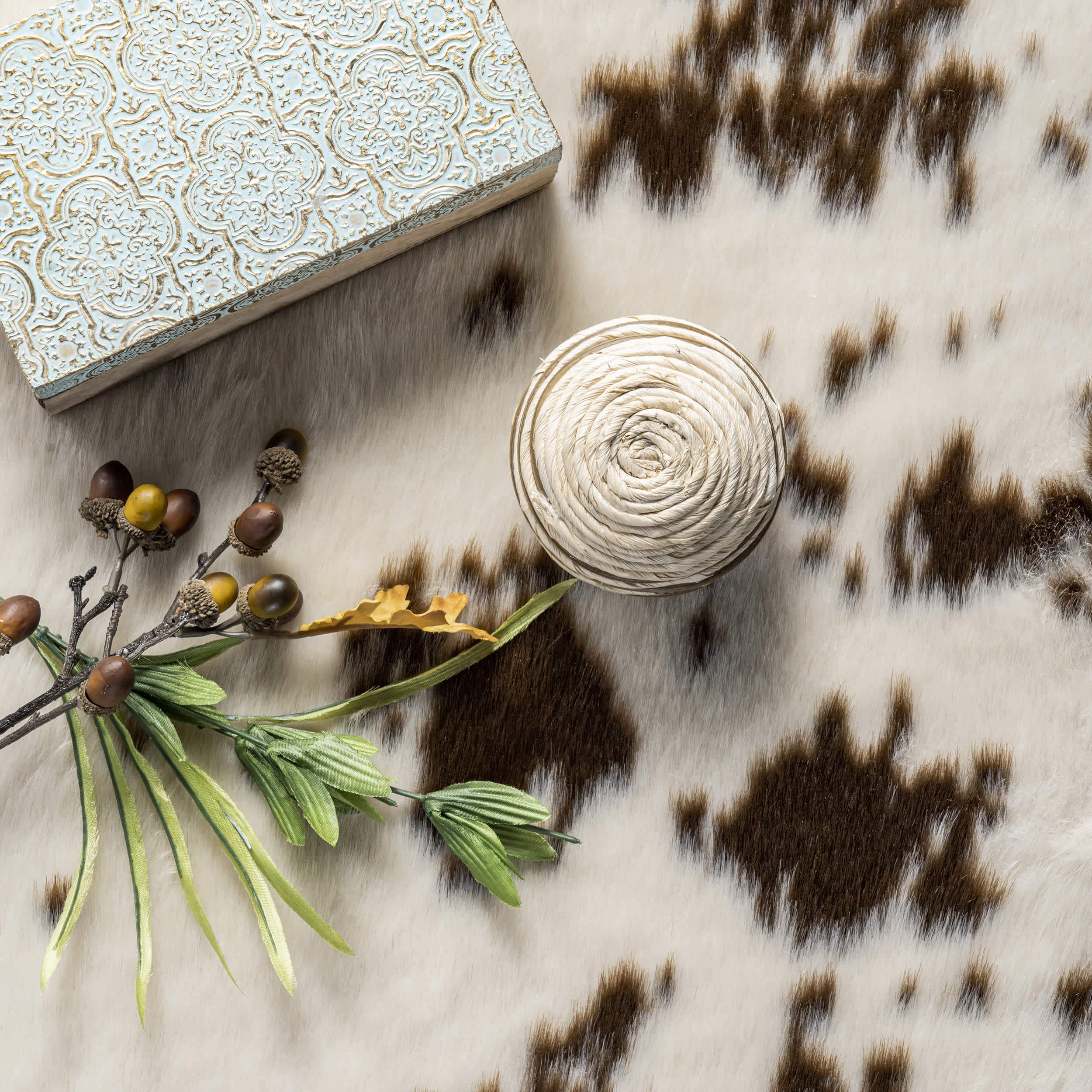 Faux Cowhide Washable Area Rug - Image 6