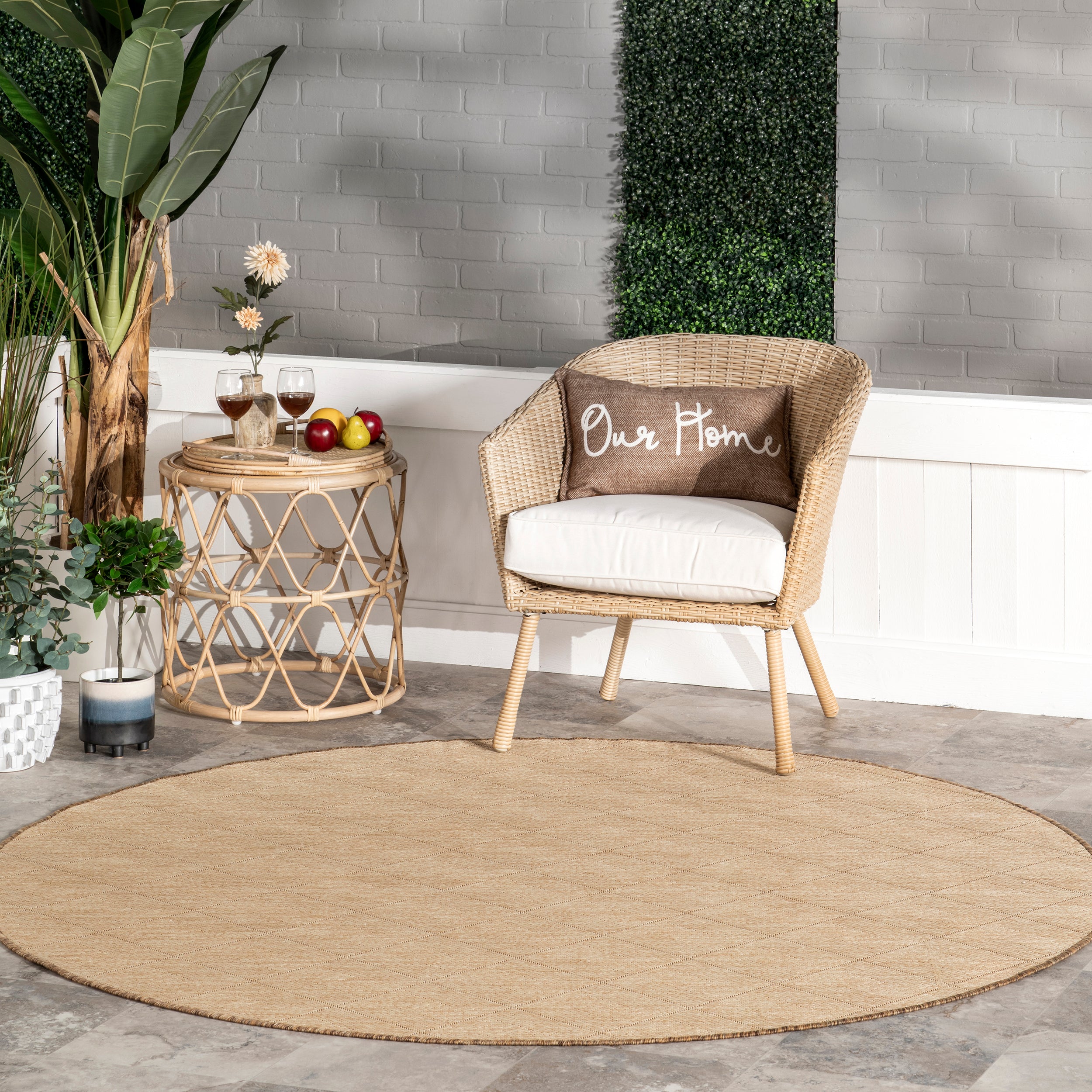 Ray Diamond Indoor/Outdoor Area Rug - Image 10