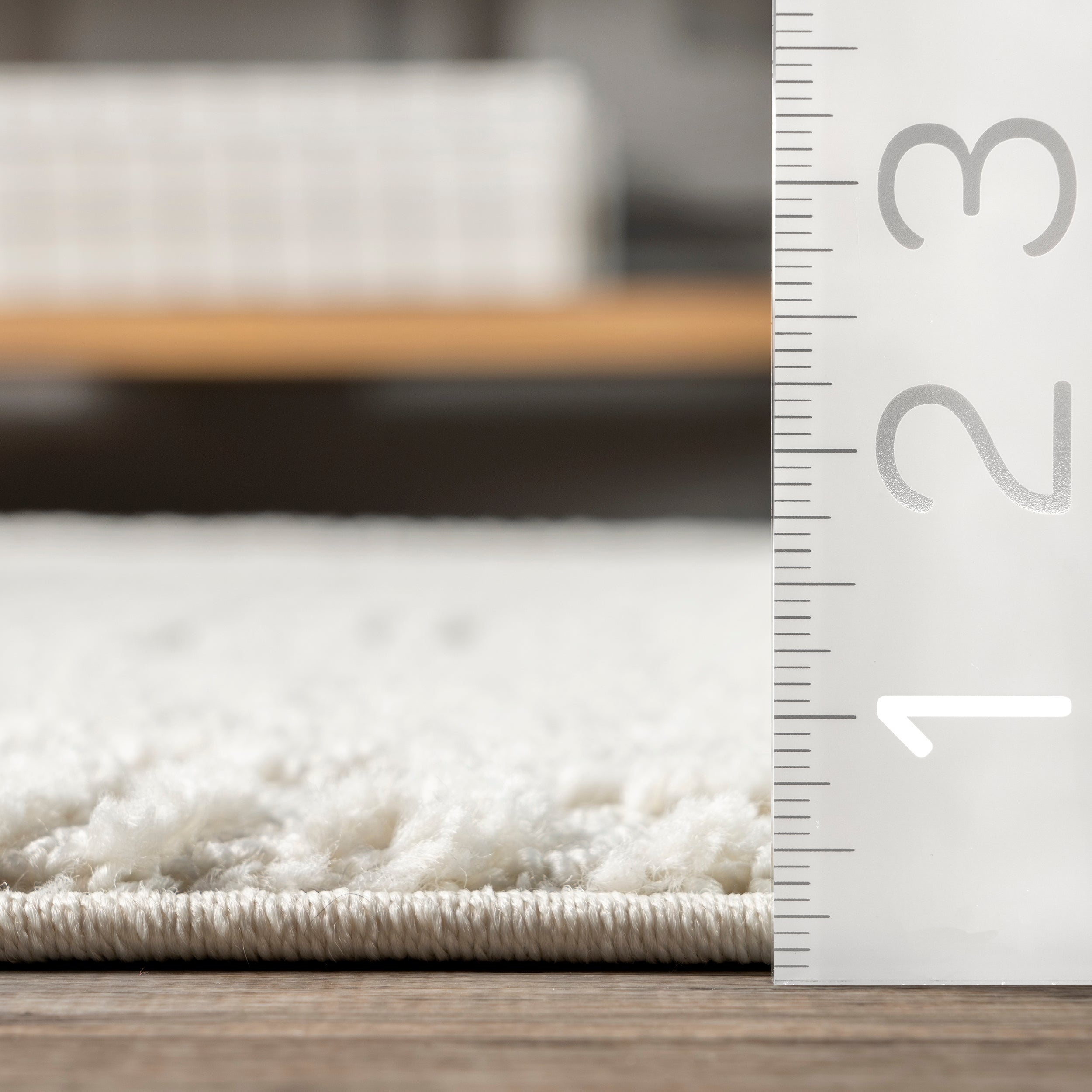 Kerry Textured Geometric Tasseled Area Rug - Image 3