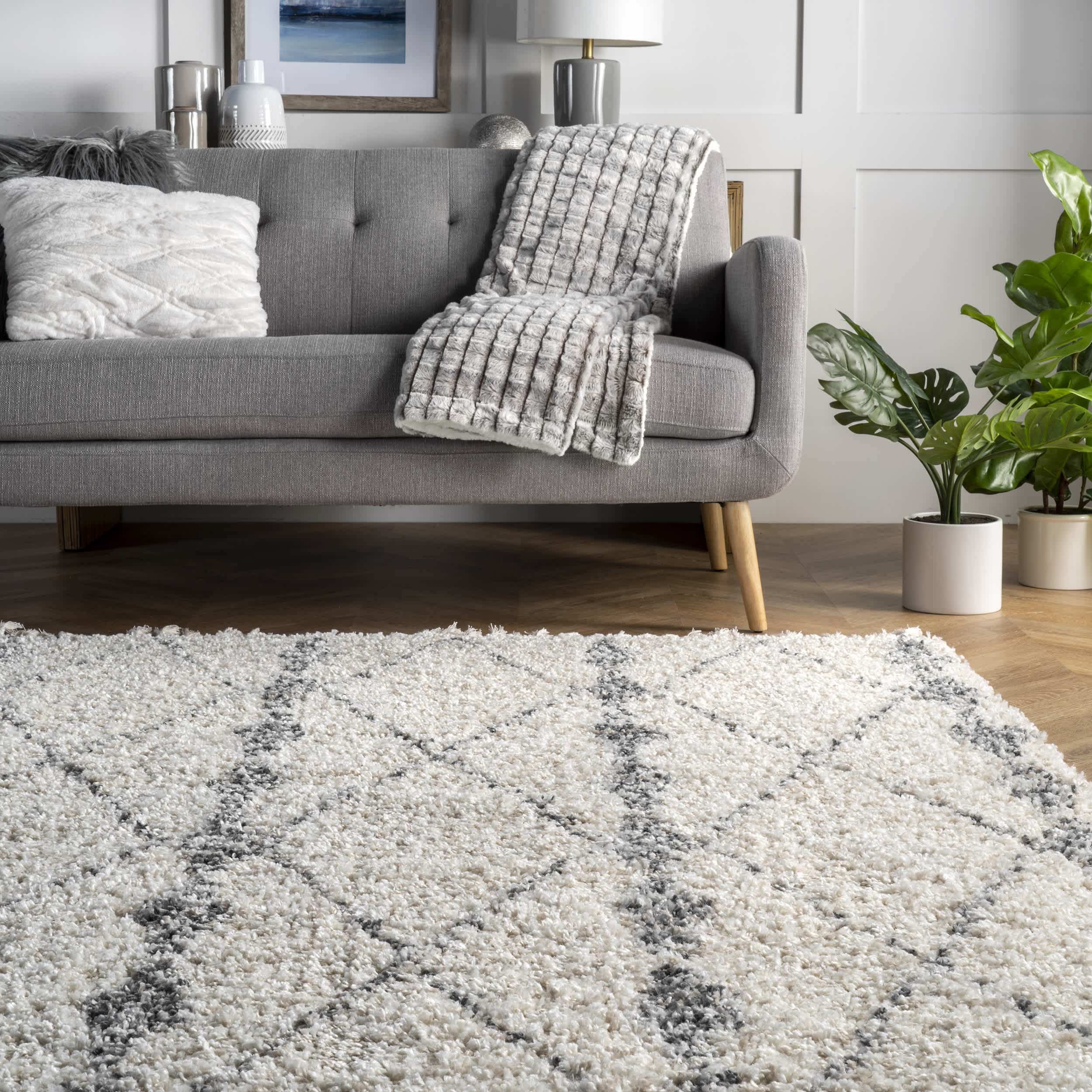 Selah Geometric Shag Area Rug - Image 18