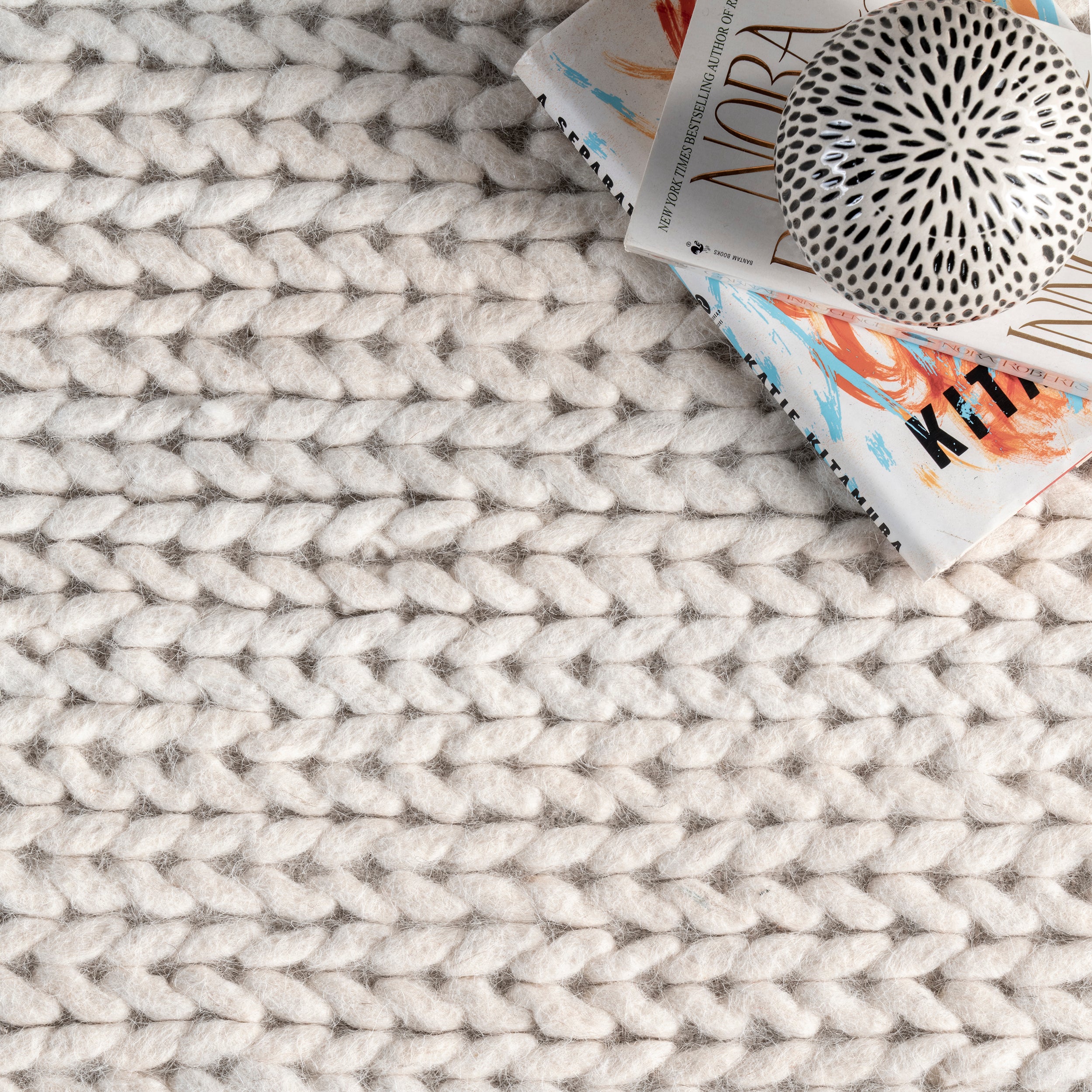 Penelope Braided Wool Area Rug - Image 6