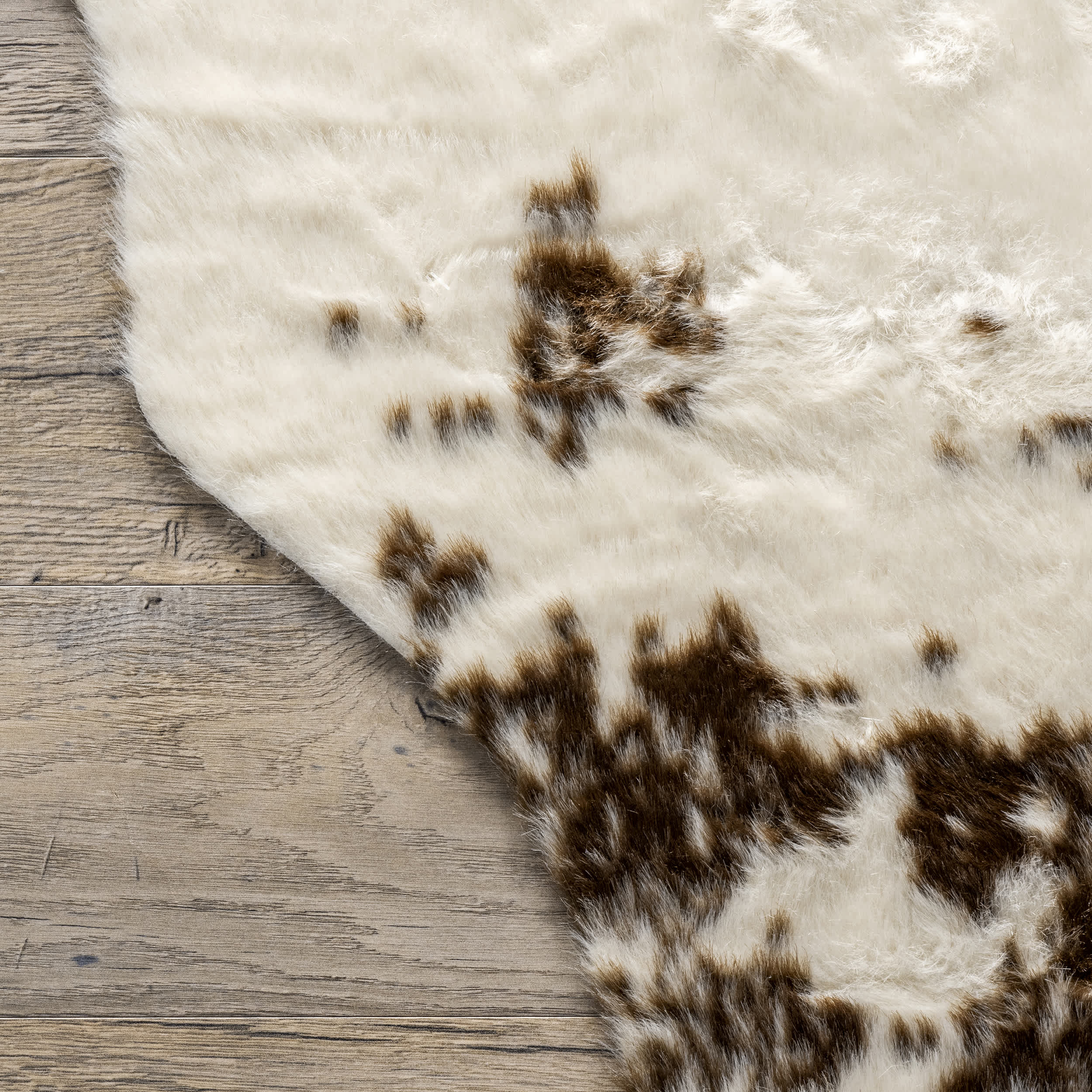 Faux Cowhide Washable Area Rug - Image 5