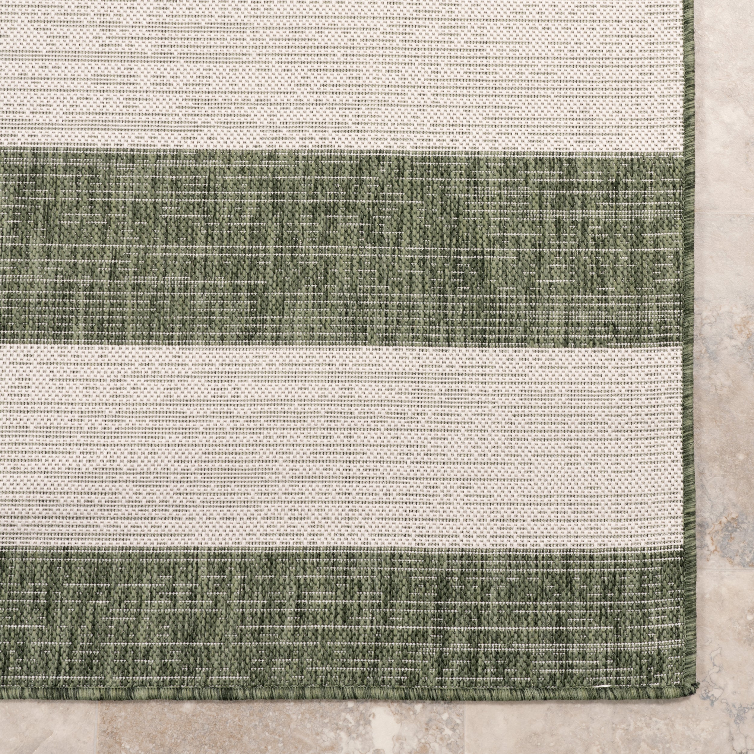 Briaana Striped Indoor/Outdoor Area Rug - Image 6