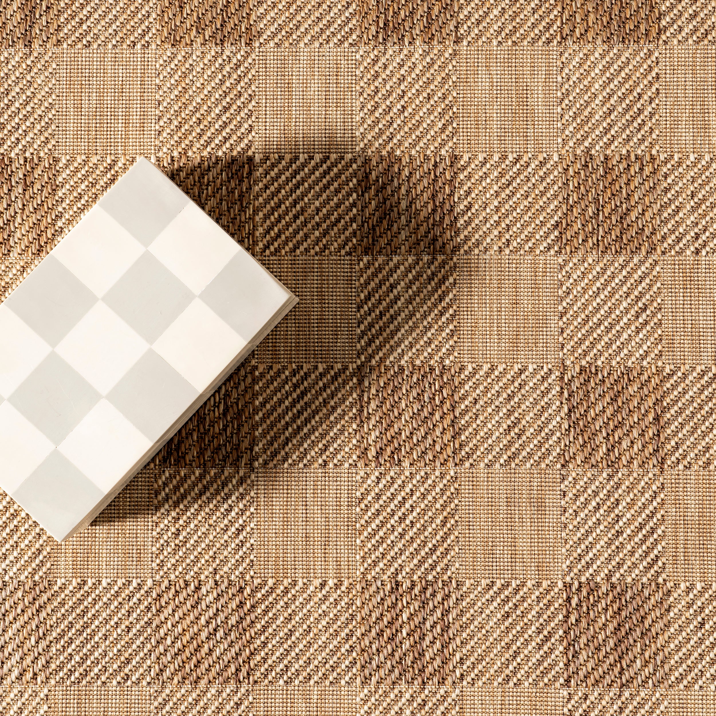 Sandee Casual Plaid Indoor/Outdoor Area Rug - Image 6