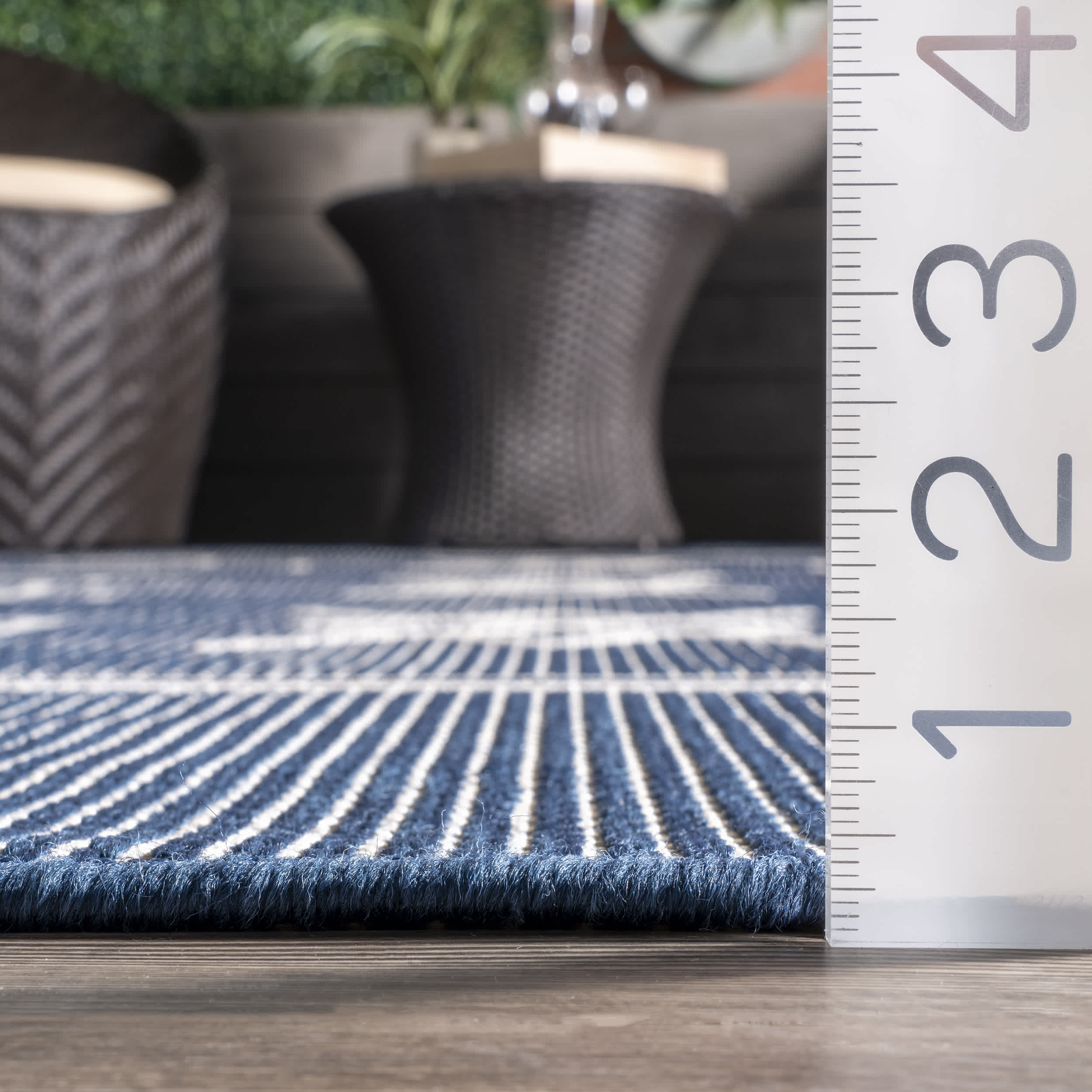 Hillary Geometric Tribal Indoor/Outdoor Area Rug - Image 3