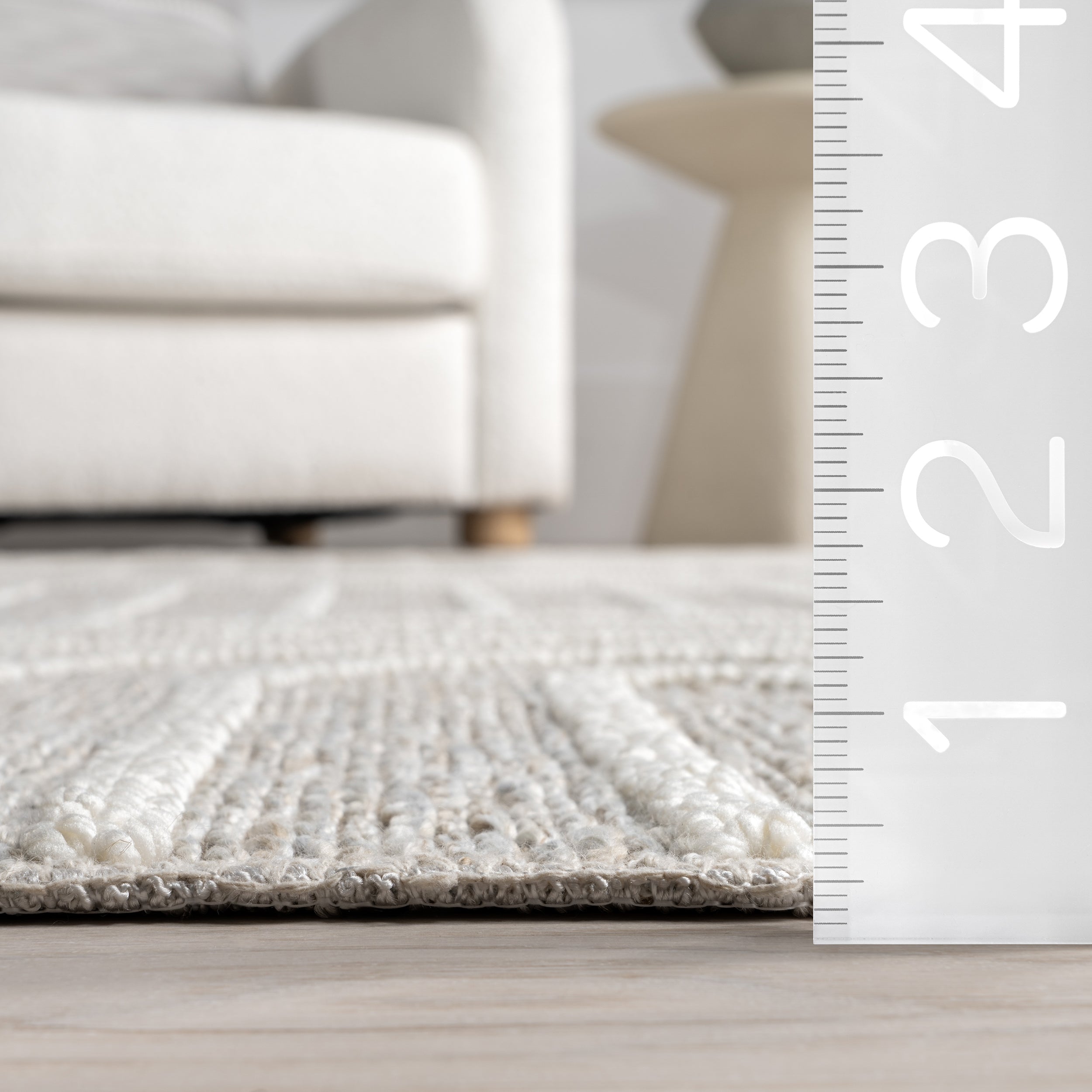 Liliya Modern Geometric Machine Washable Area Rug - Image 3