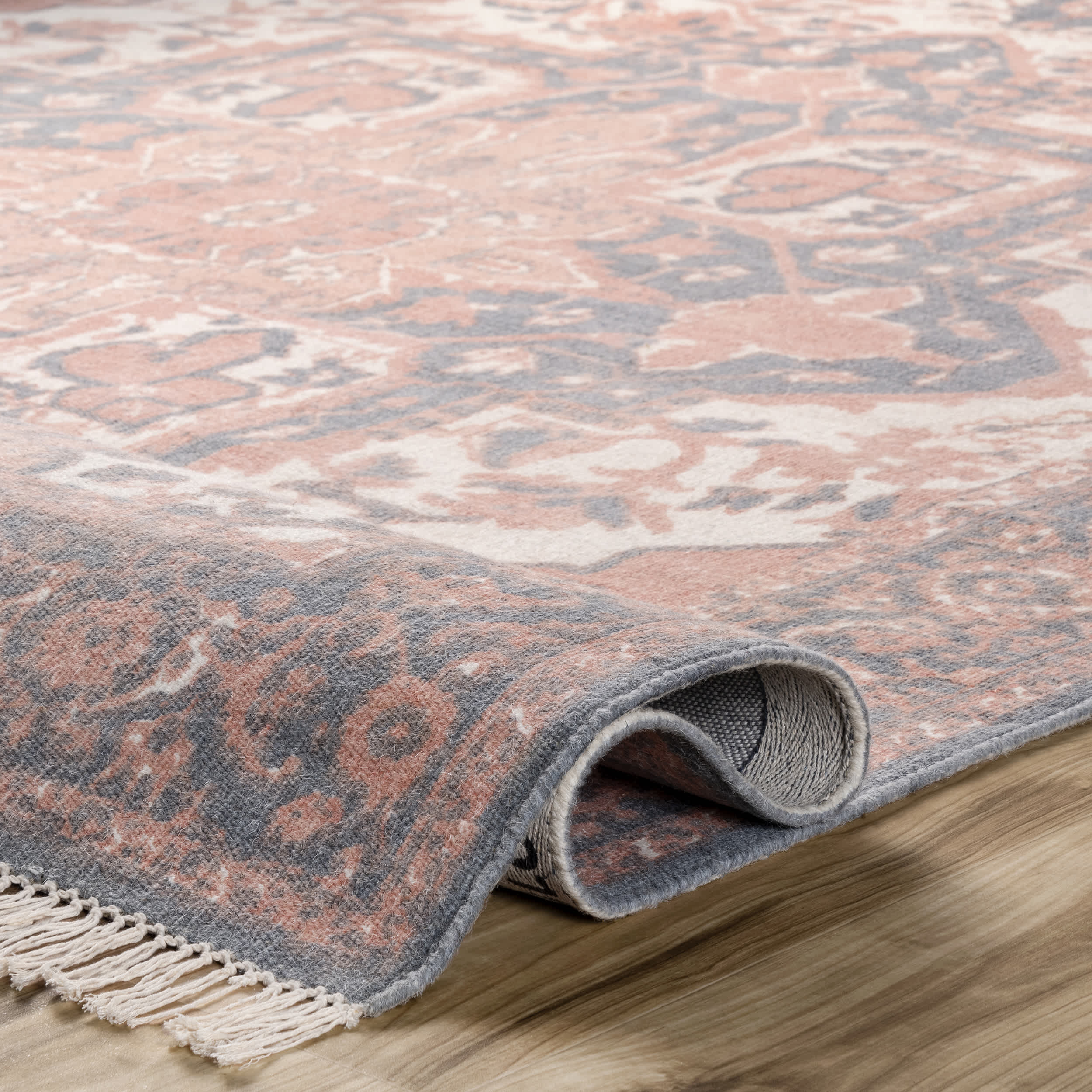 Hand Woven Werner Fringe Area Rug - Image 13
