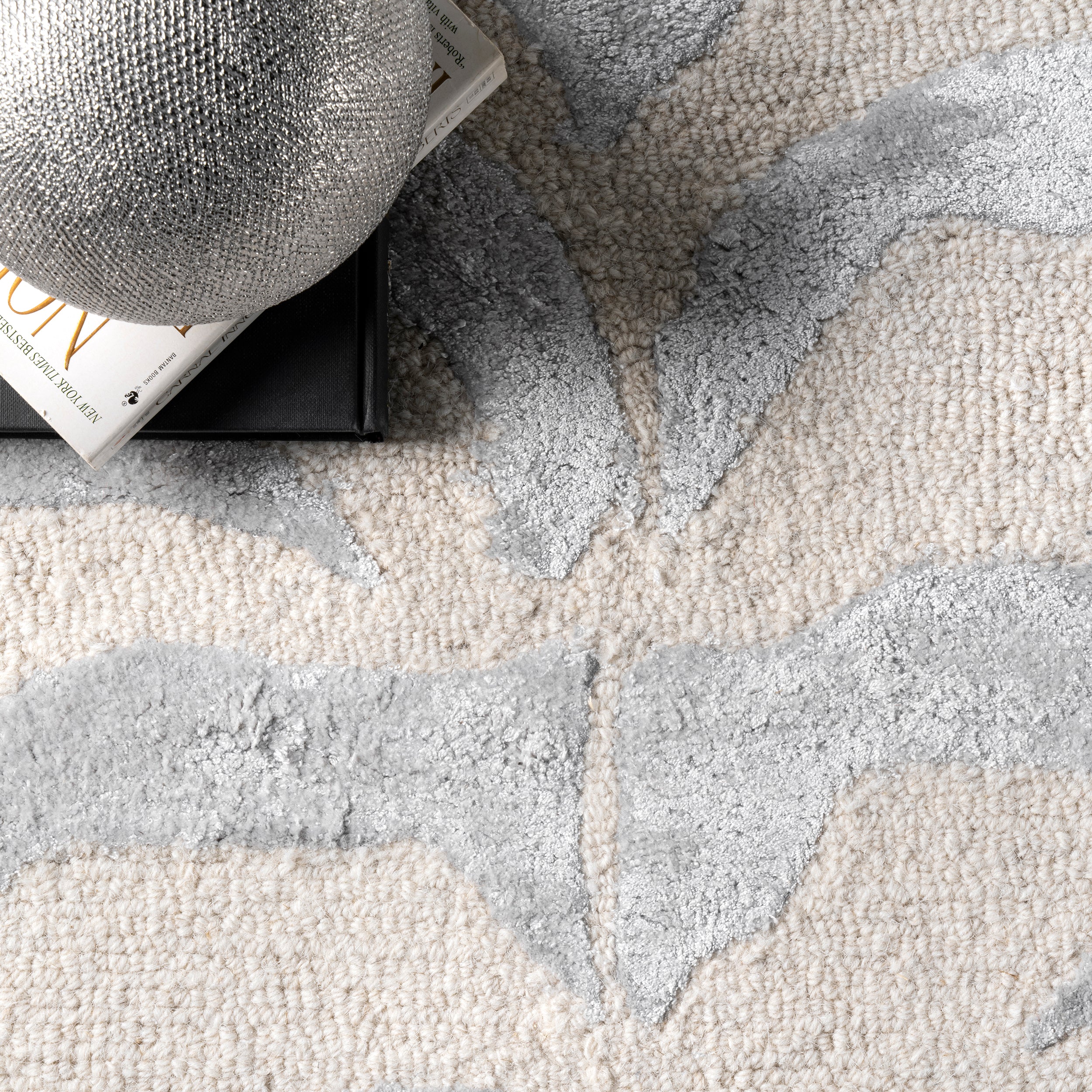 Hand Tufted Plush Zebra Area Rug - Image 6