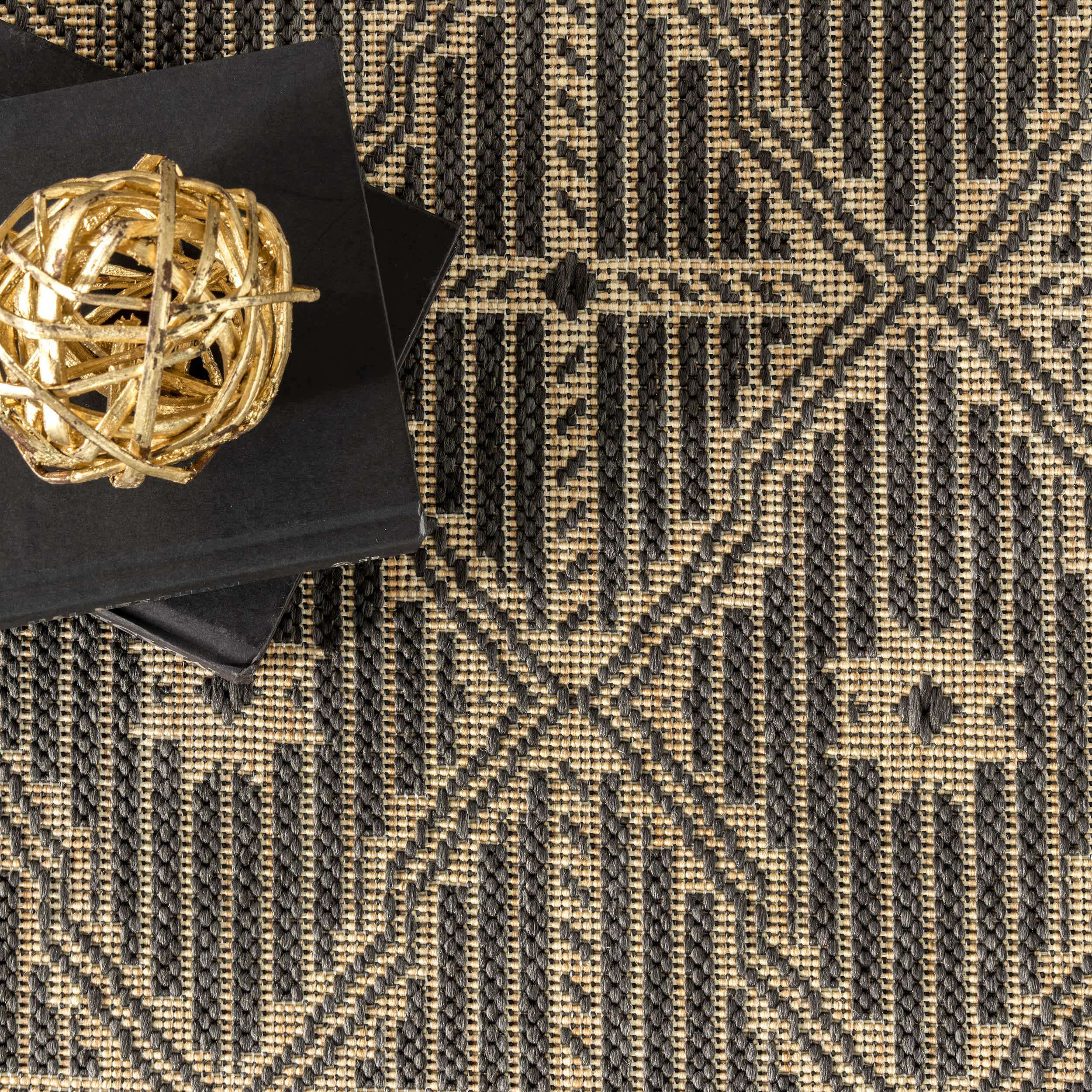 Elara Global Inspired Trellis Indoor/Outdoor Area Rug - Image 6