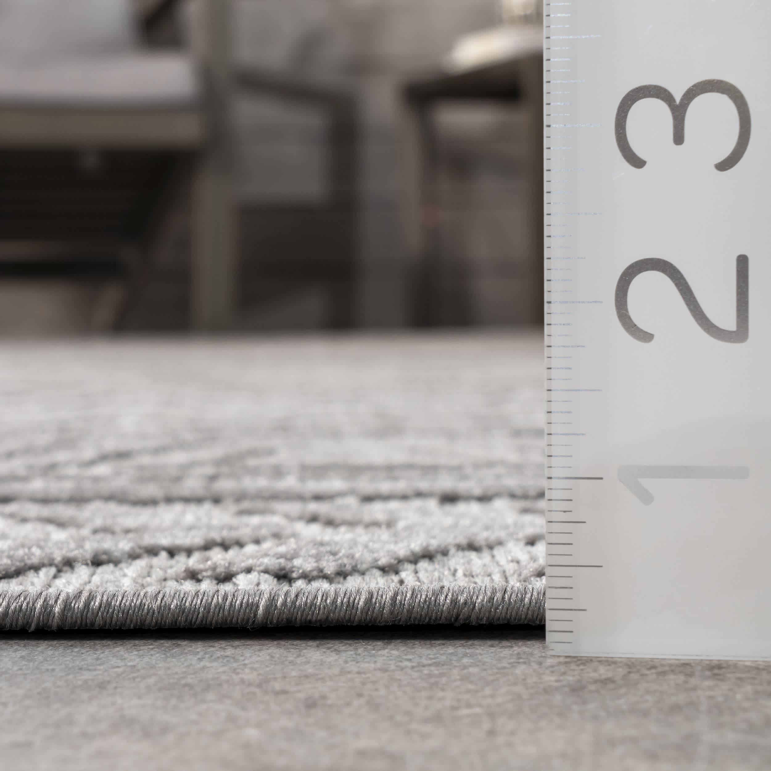 Mikala Raised Tribal Indoor/Outdoor Area Rug - Image 3