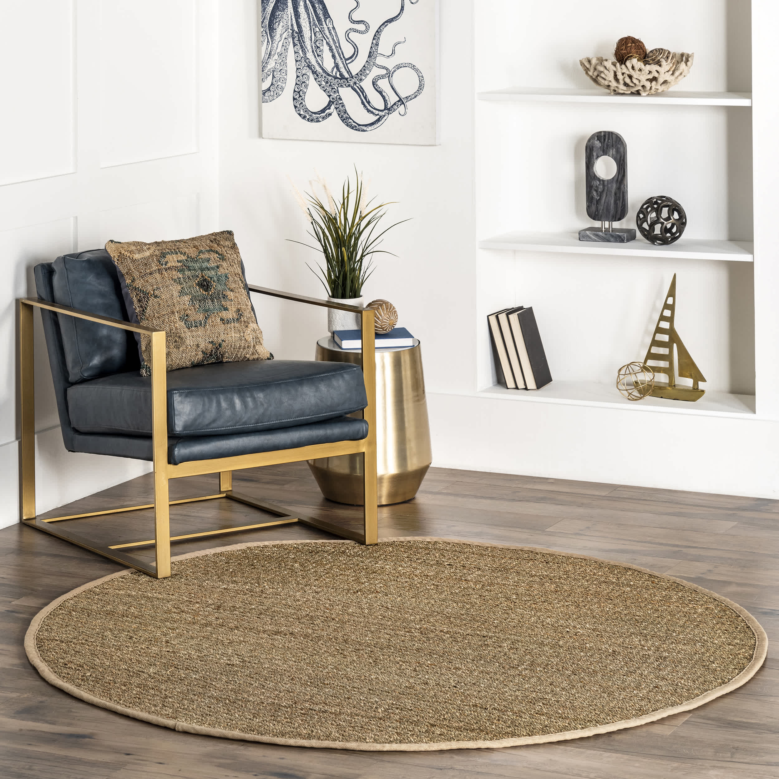 Elijah Seagrass with Border Area Rug - Image 11