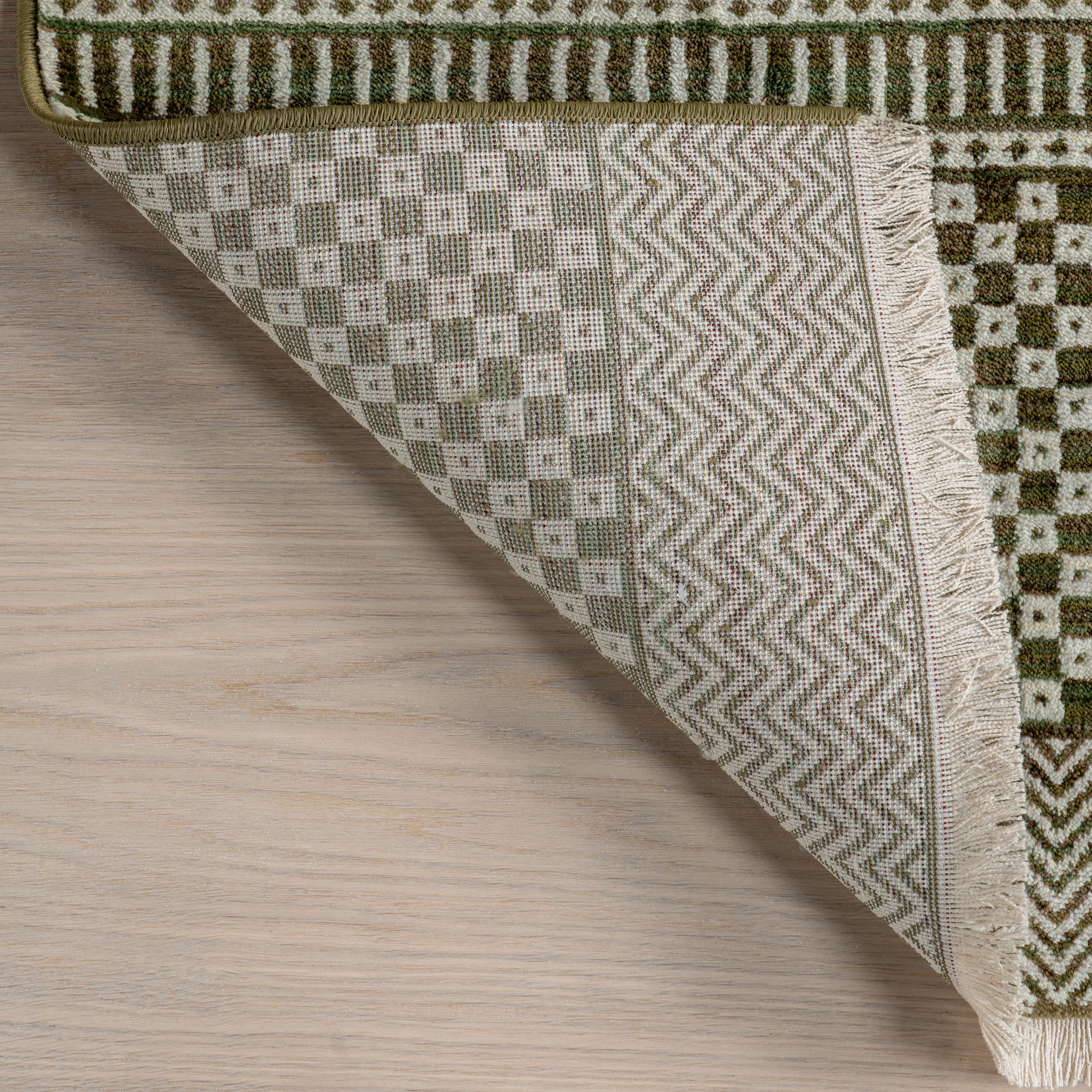Lavender Geometric Fringe Area Rug - Image 25