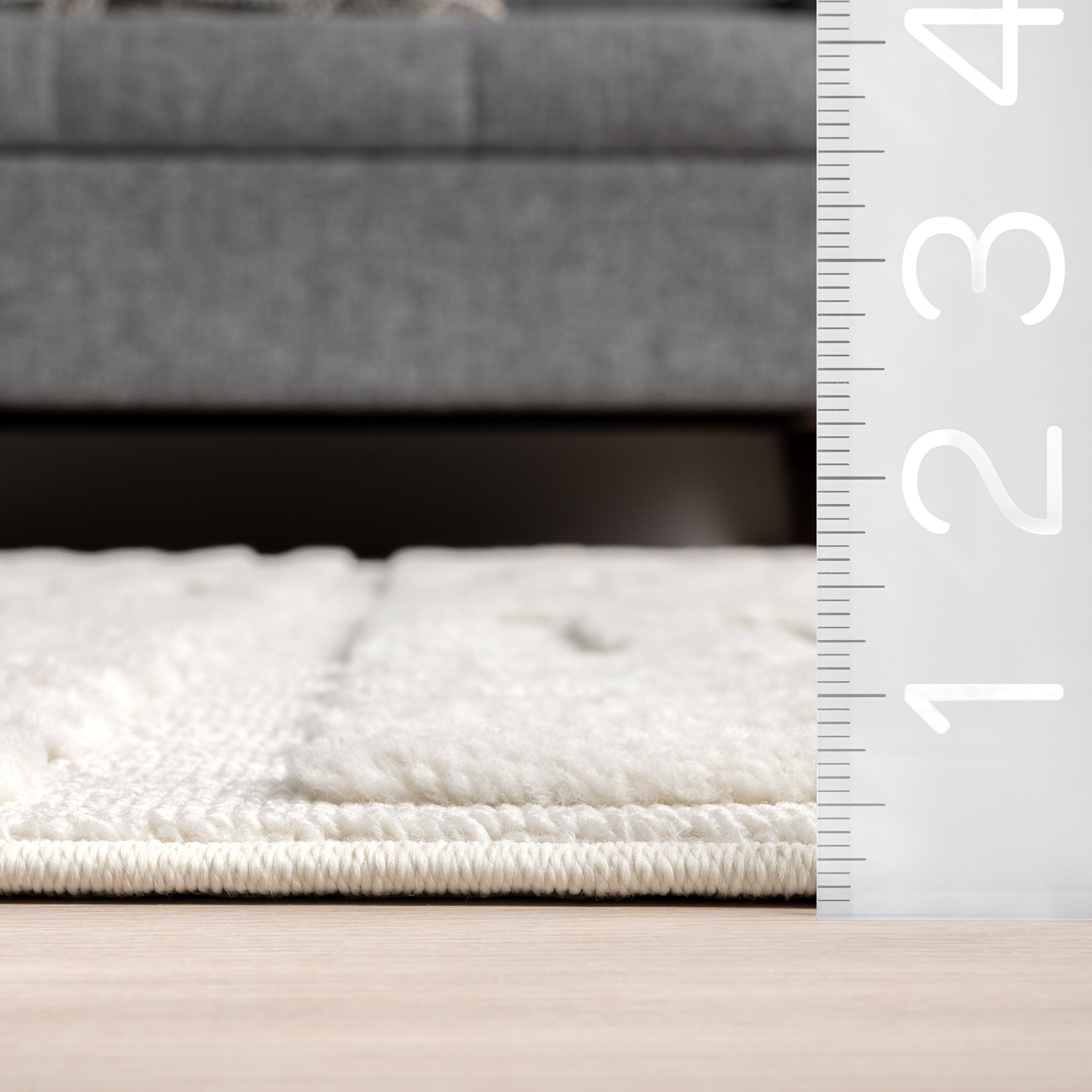 Kerensa Geometric Maze Tasseled Area Rug - Image 3