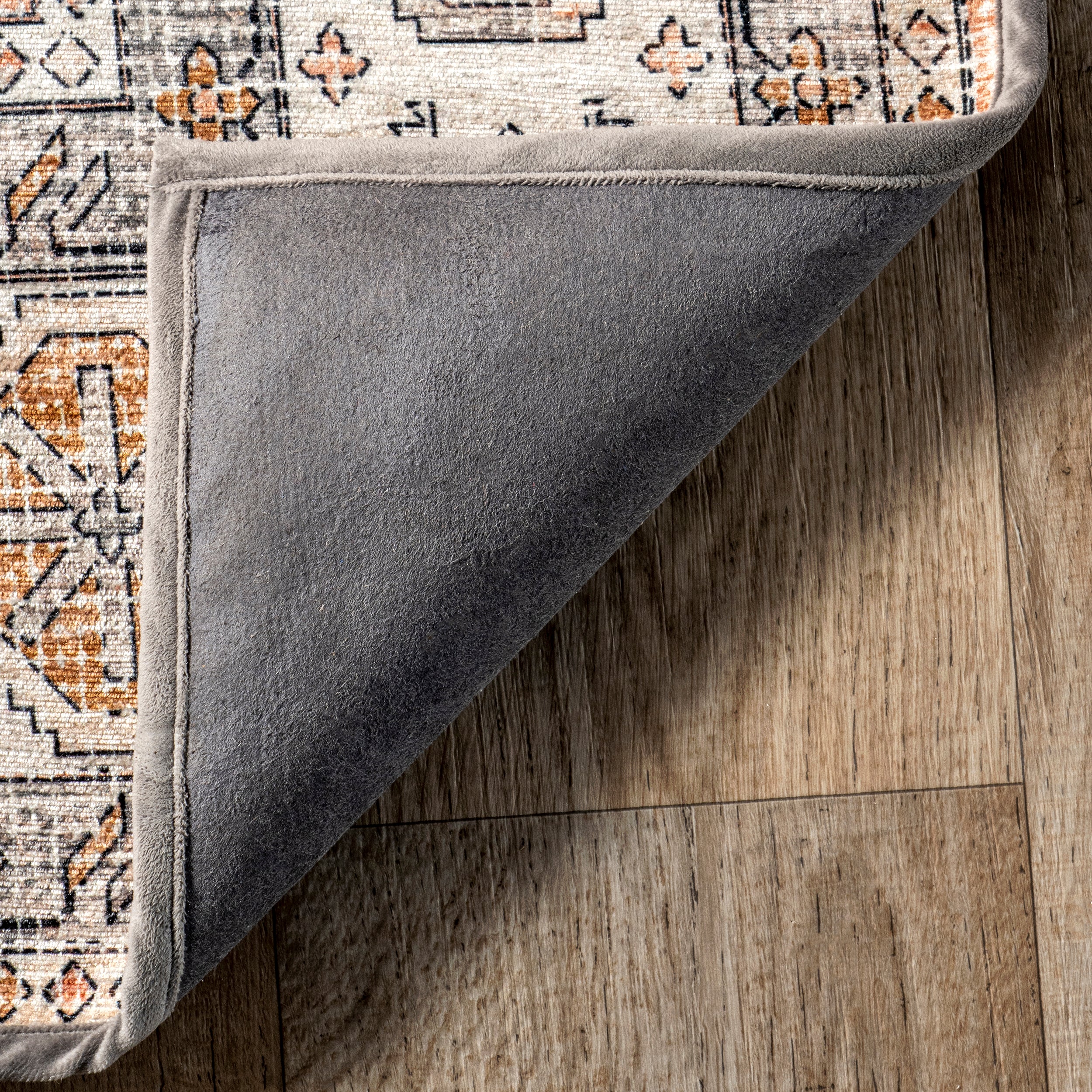 Kesia Vintage Bordered Machine Washable Area Rug - Image 7
