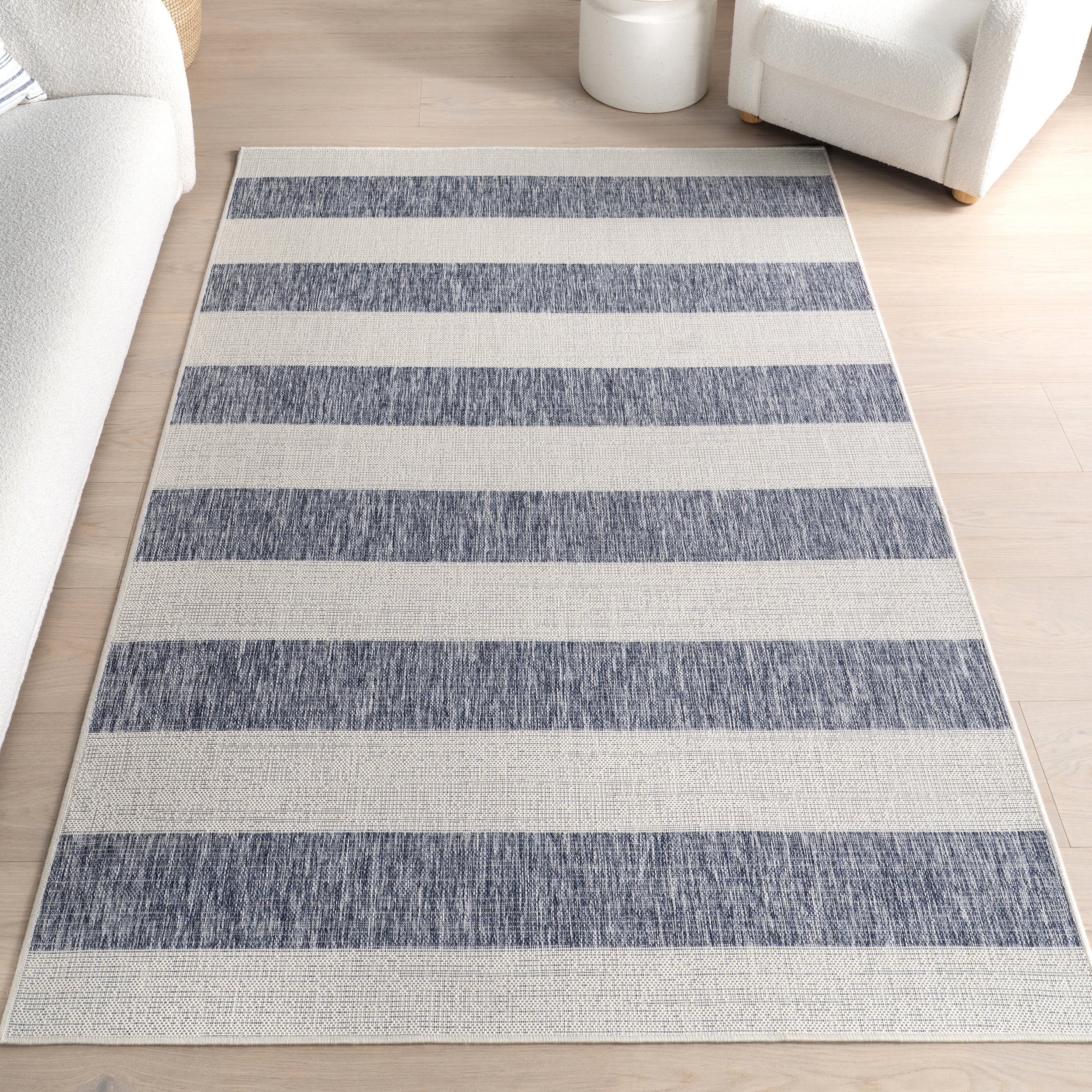 Briaana Striped Indoor/Outdoor Area Rug - Image 11