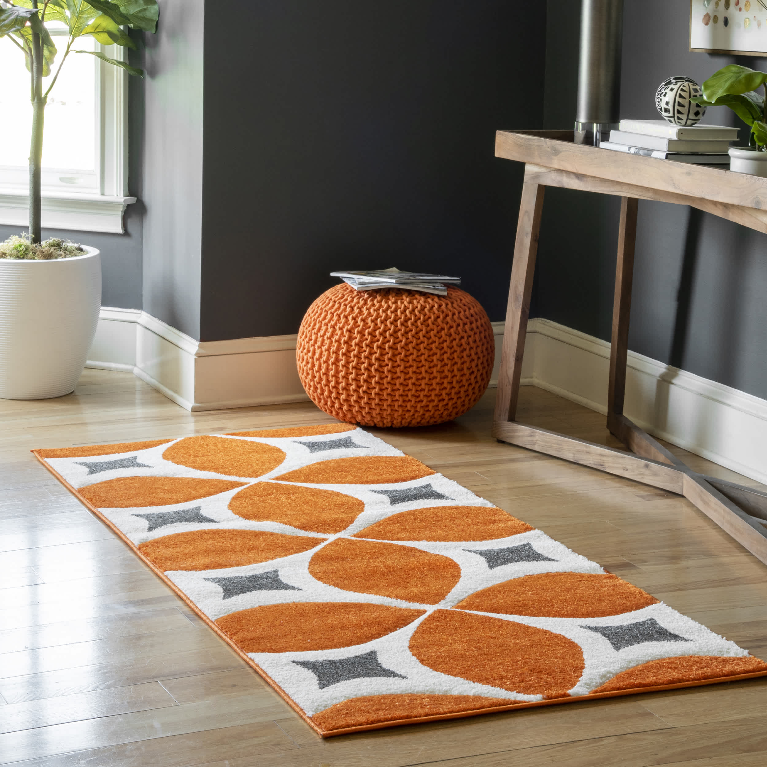 Gabriela Contemporary Trellis Area Rug - Image 3