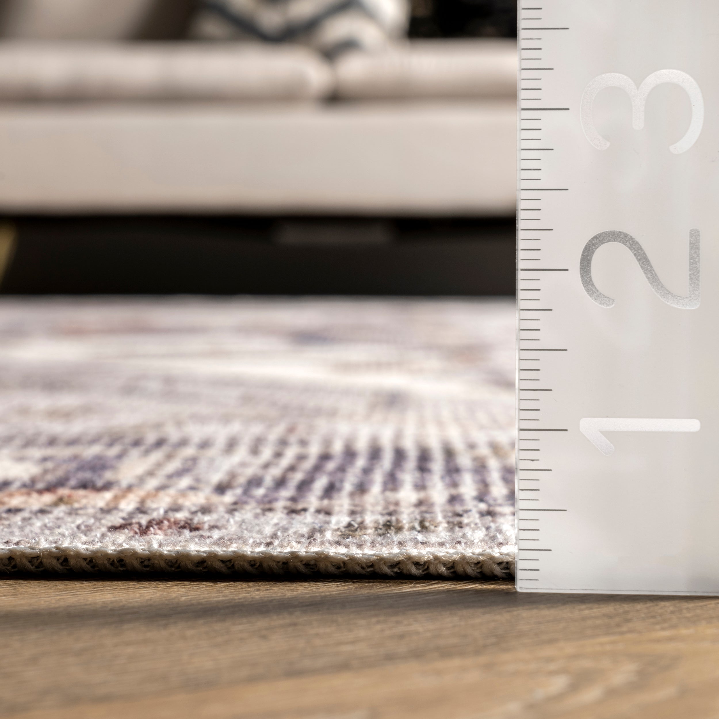 Mali Machine Washable Traditional Medallion Area Rug - Image 3