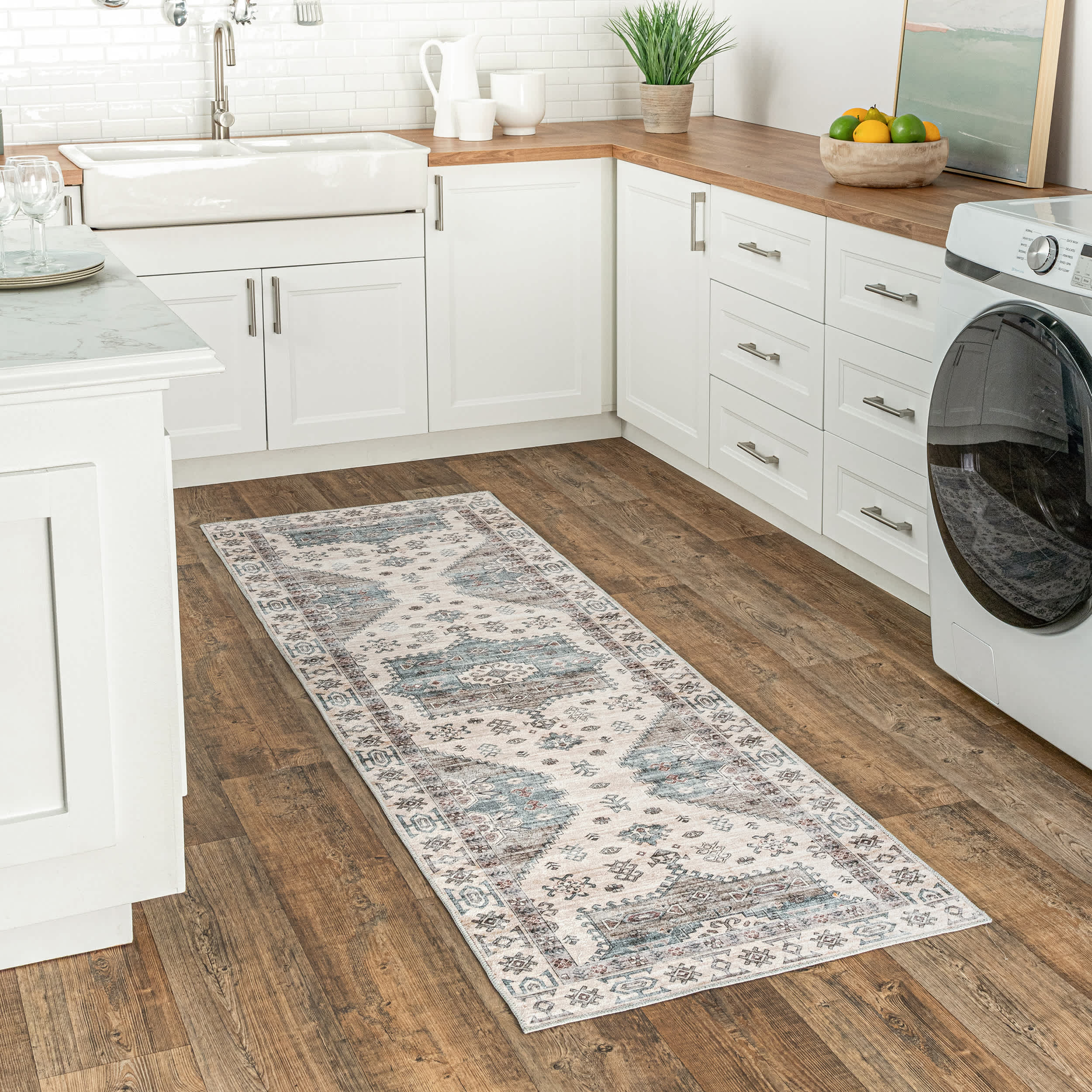 Palace Medallion Washable Area Rug - Image 20