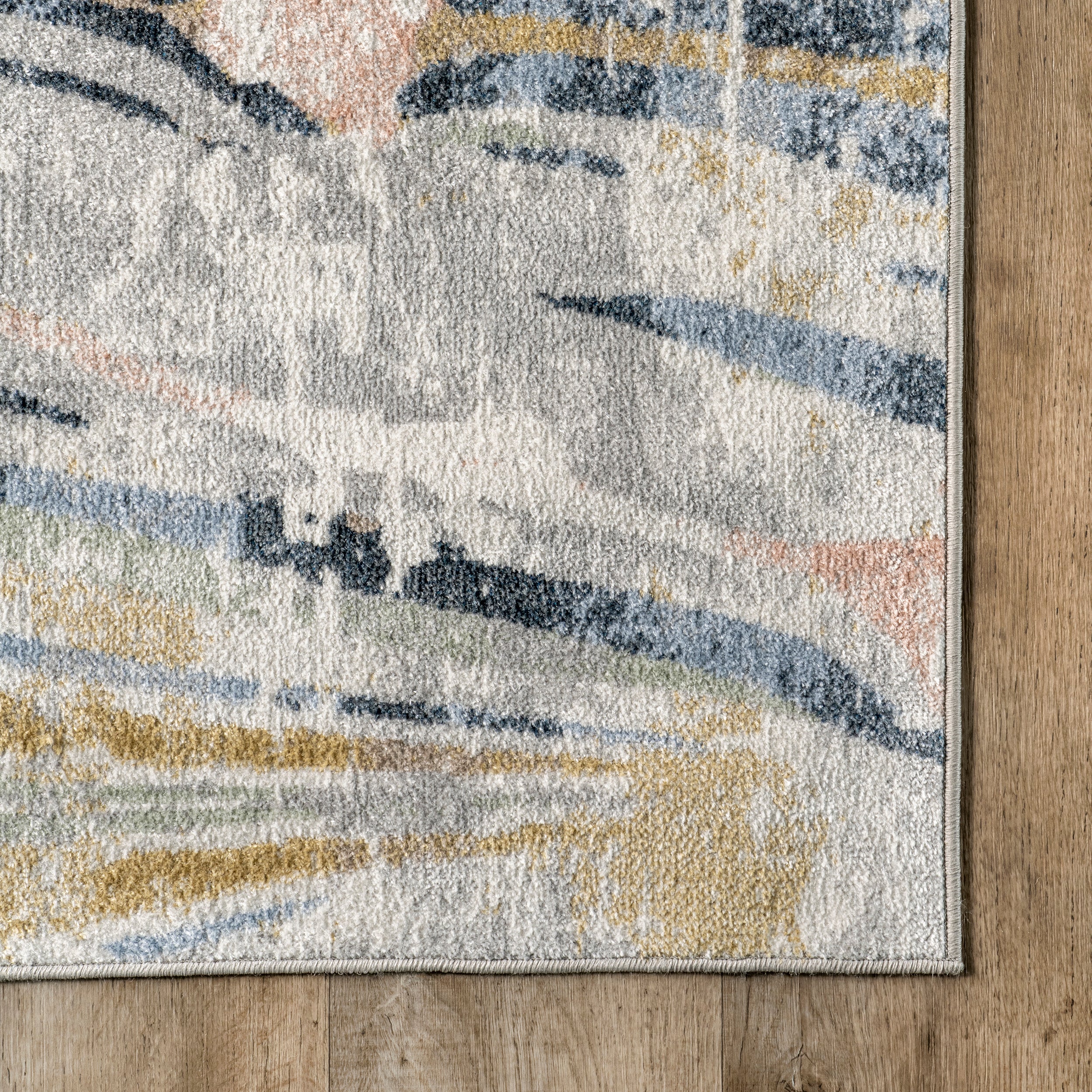 Daveign Abstract Lines Machine Washable Area Rug - Image 5