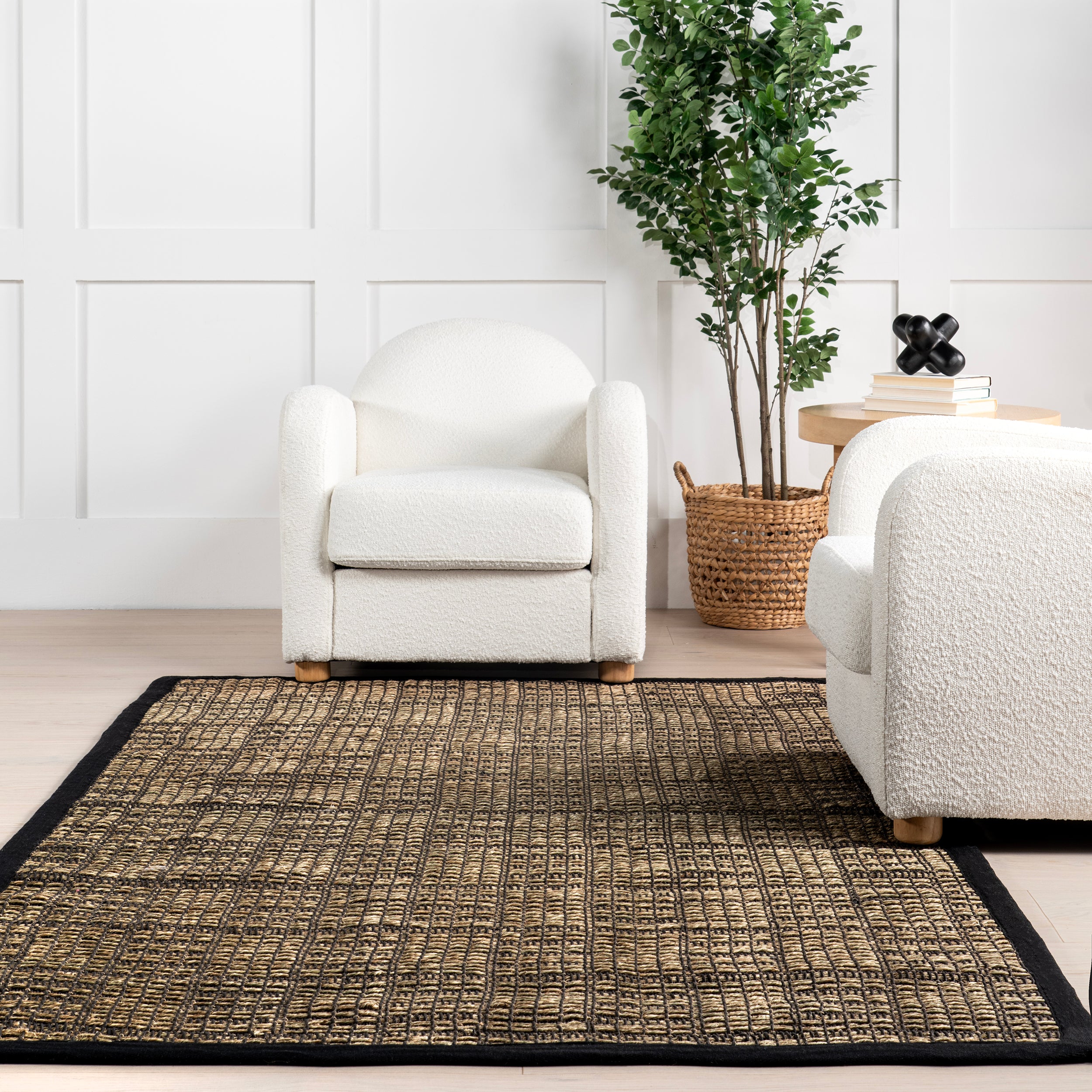 Armani Geometric Seagrass Area Rug - Image 8