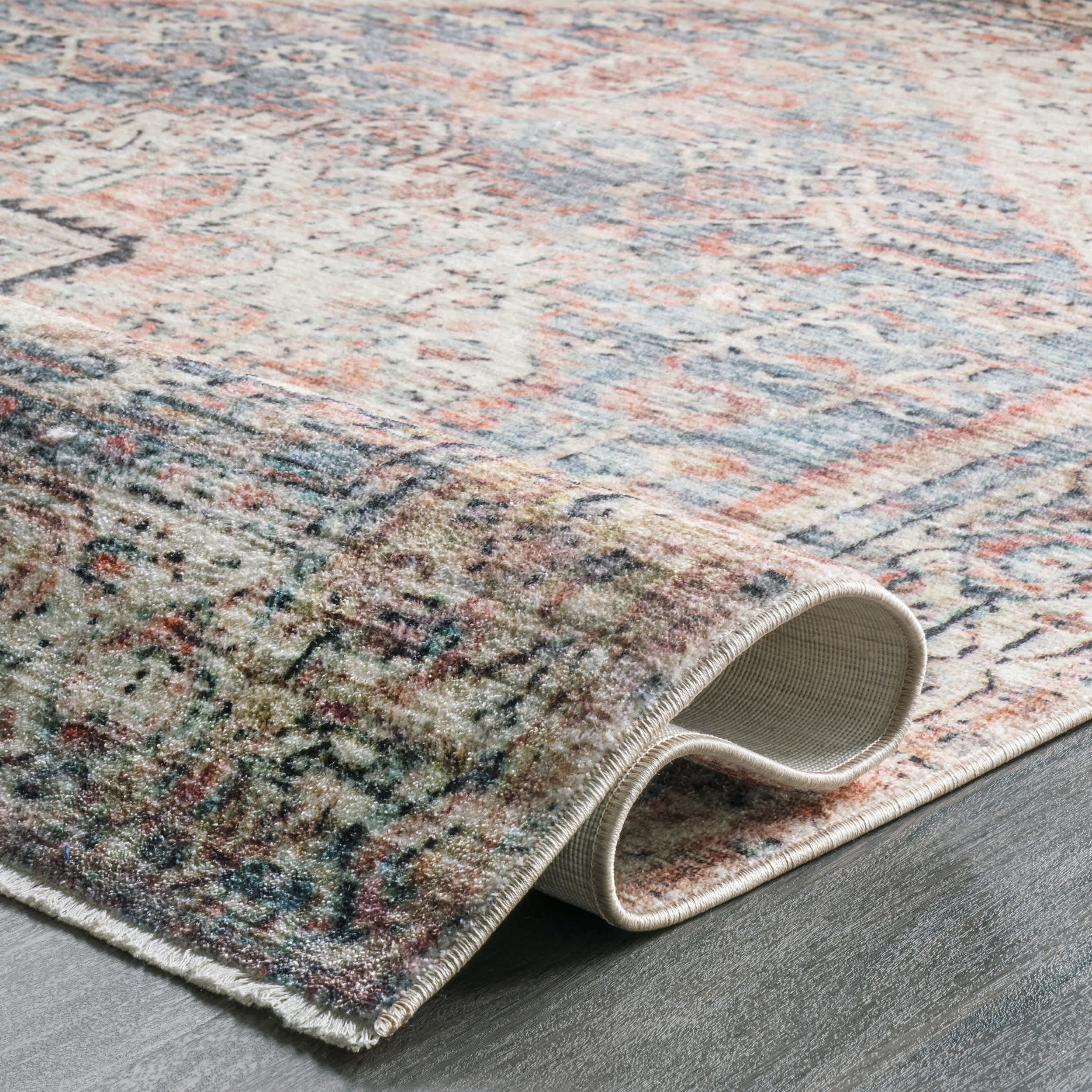 Herati Medallion Area Rug - Image 4