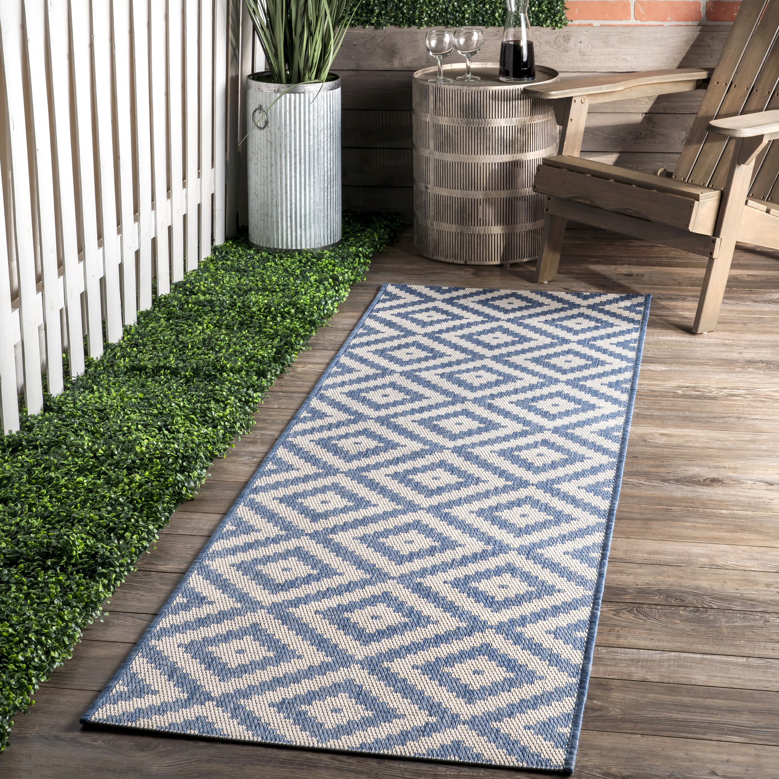 Marybelle Tribal Diamond Trellis Area Rug - Image 10