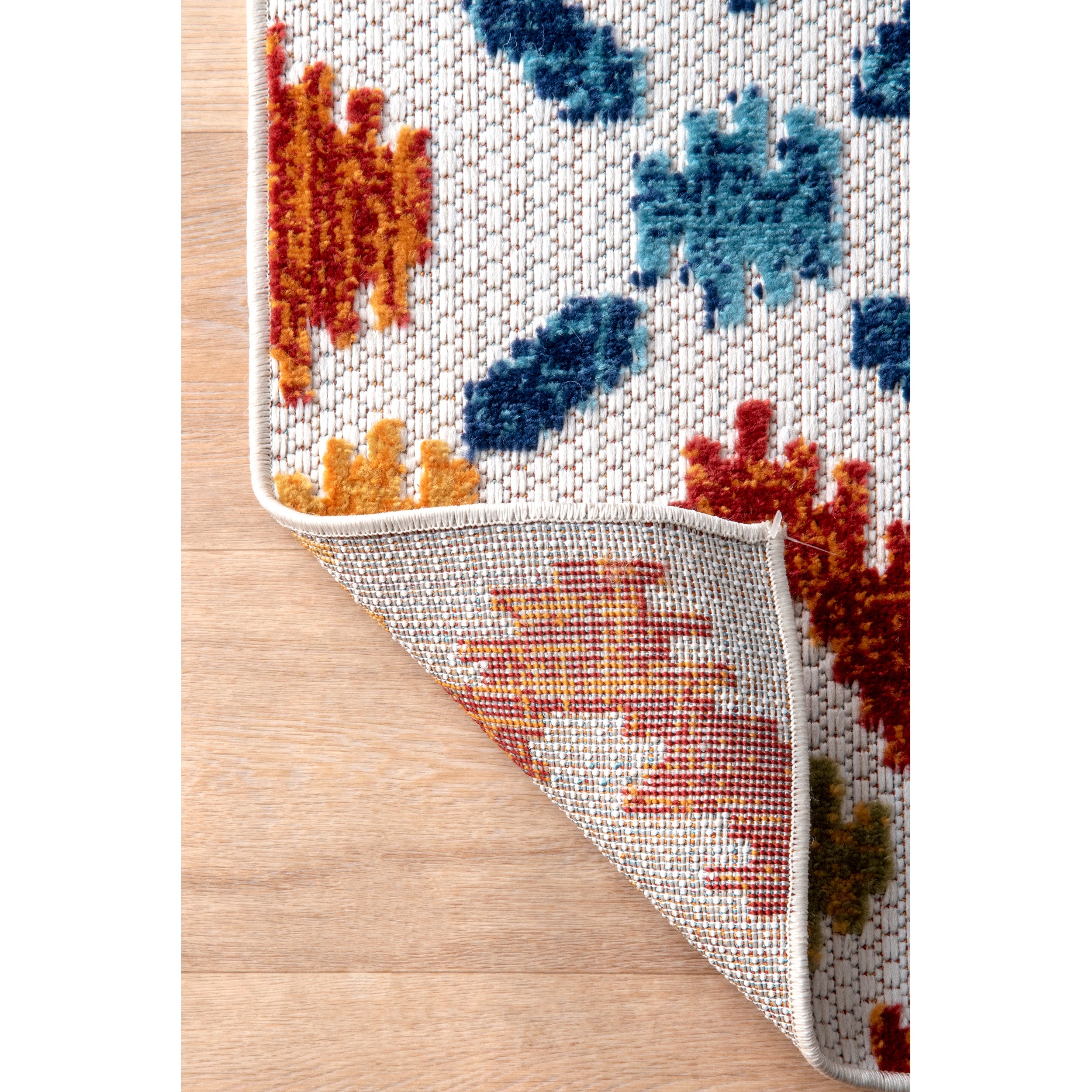 Indoor/Outdoor Transitional Labyrinth Area Rug - Image 6