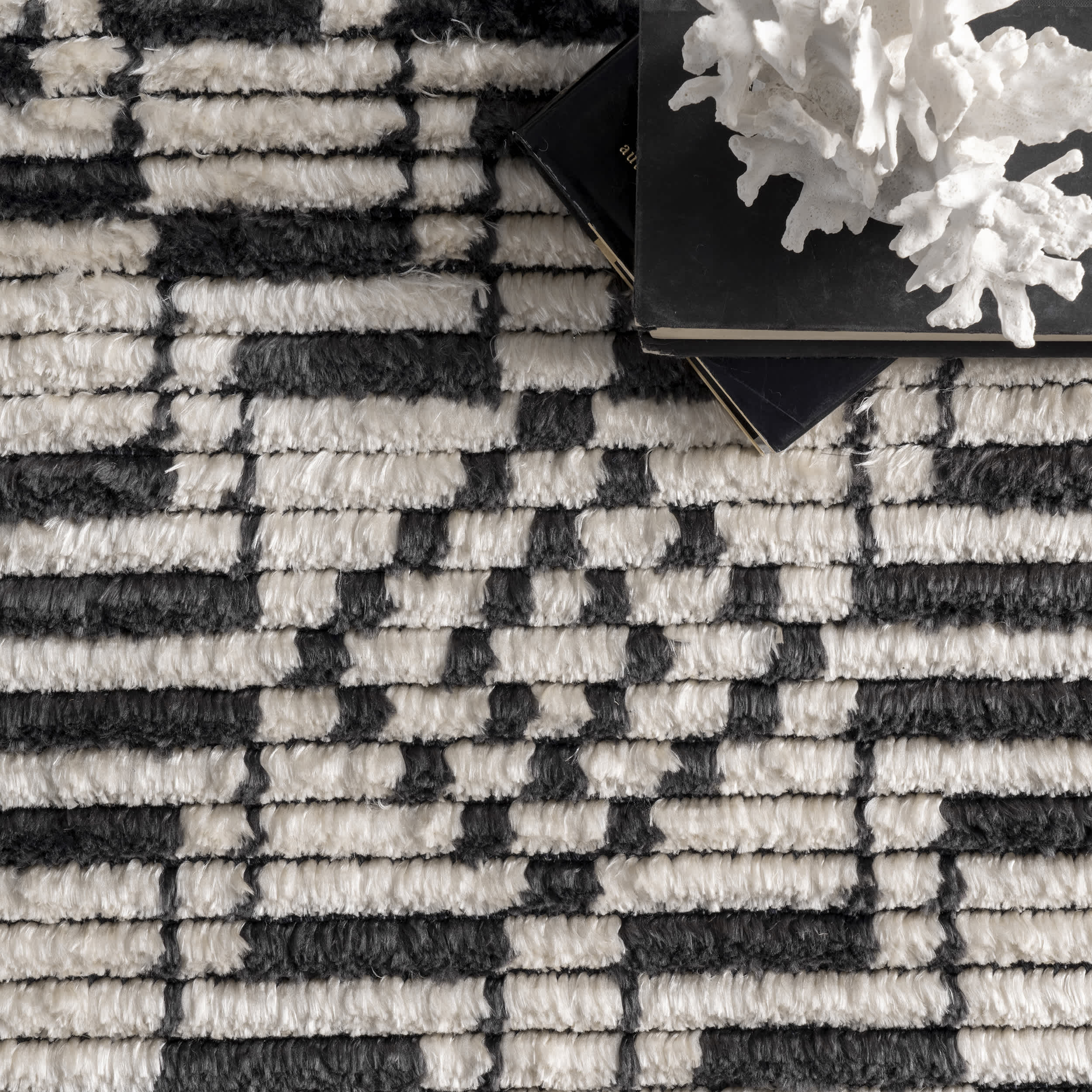 Celia Soft Shag Abstract Aztec Fringe Area Rug - Image 6