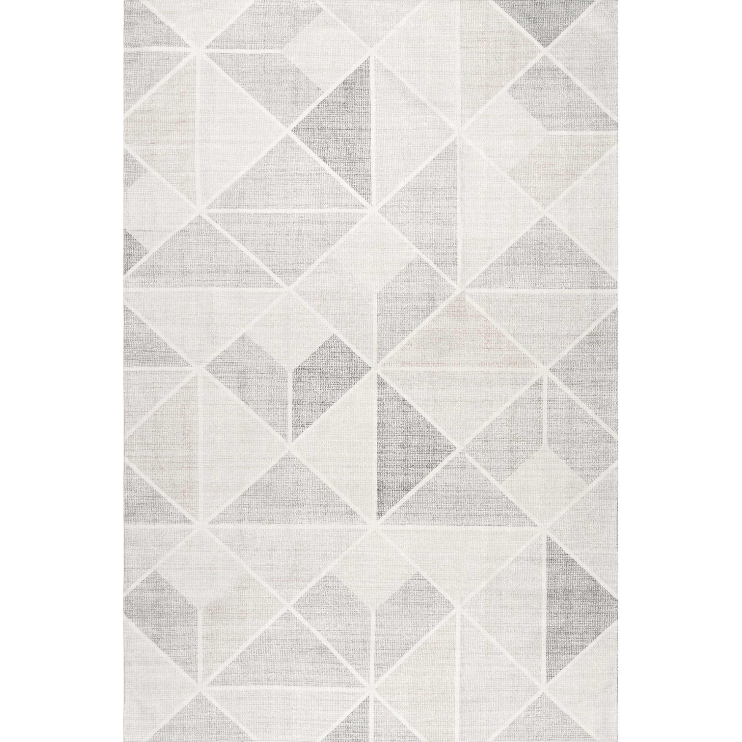 Marielle Diamond Tiles Machine Washable Area Rug