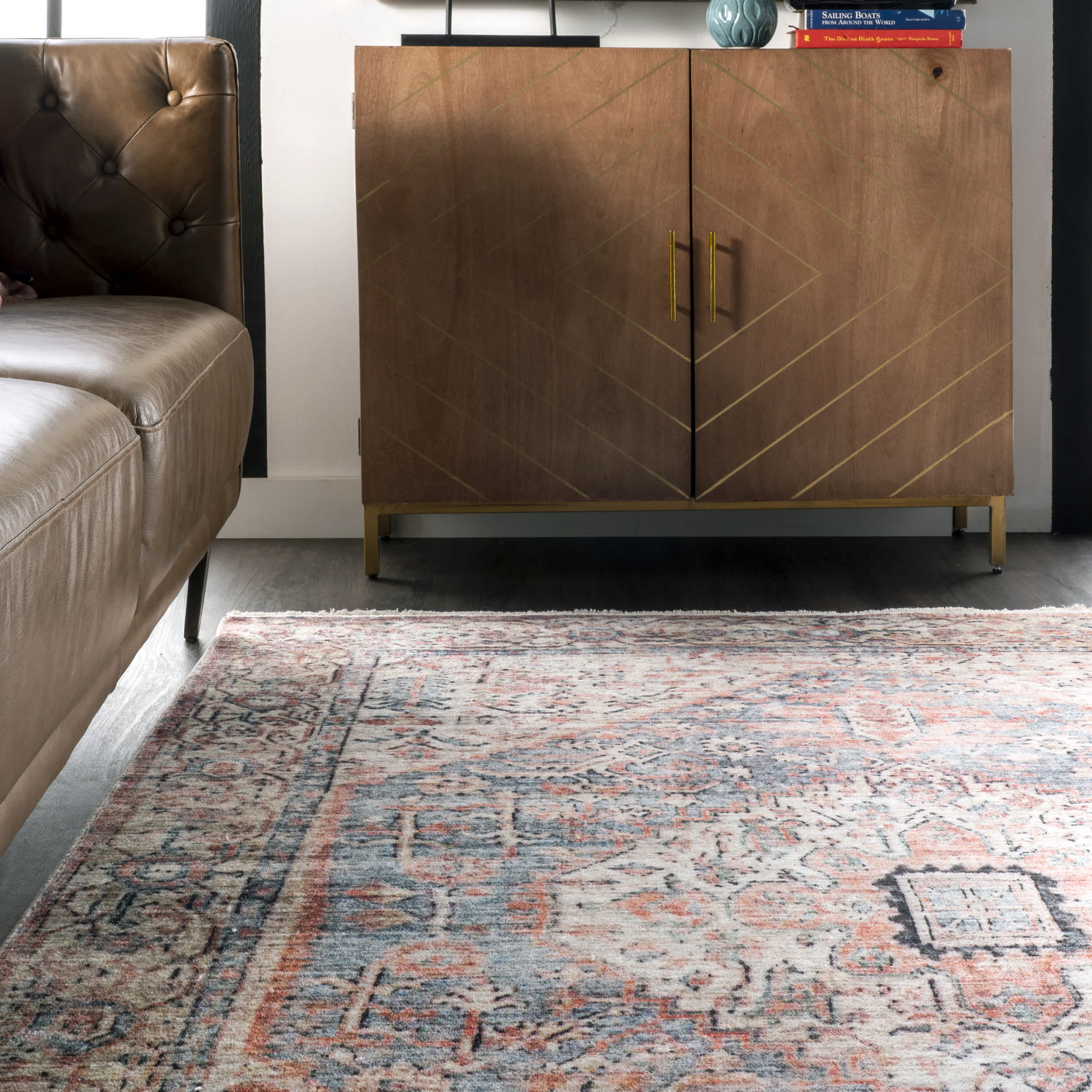 Herati Medallion Area Rug - Image 8