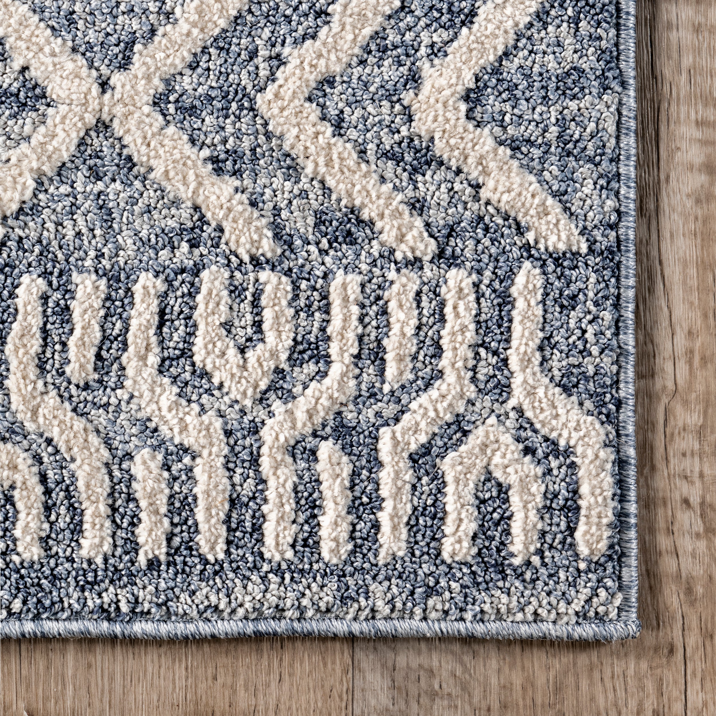 Ailsa Moroccan Linked Trellis Area Rug - Image 5