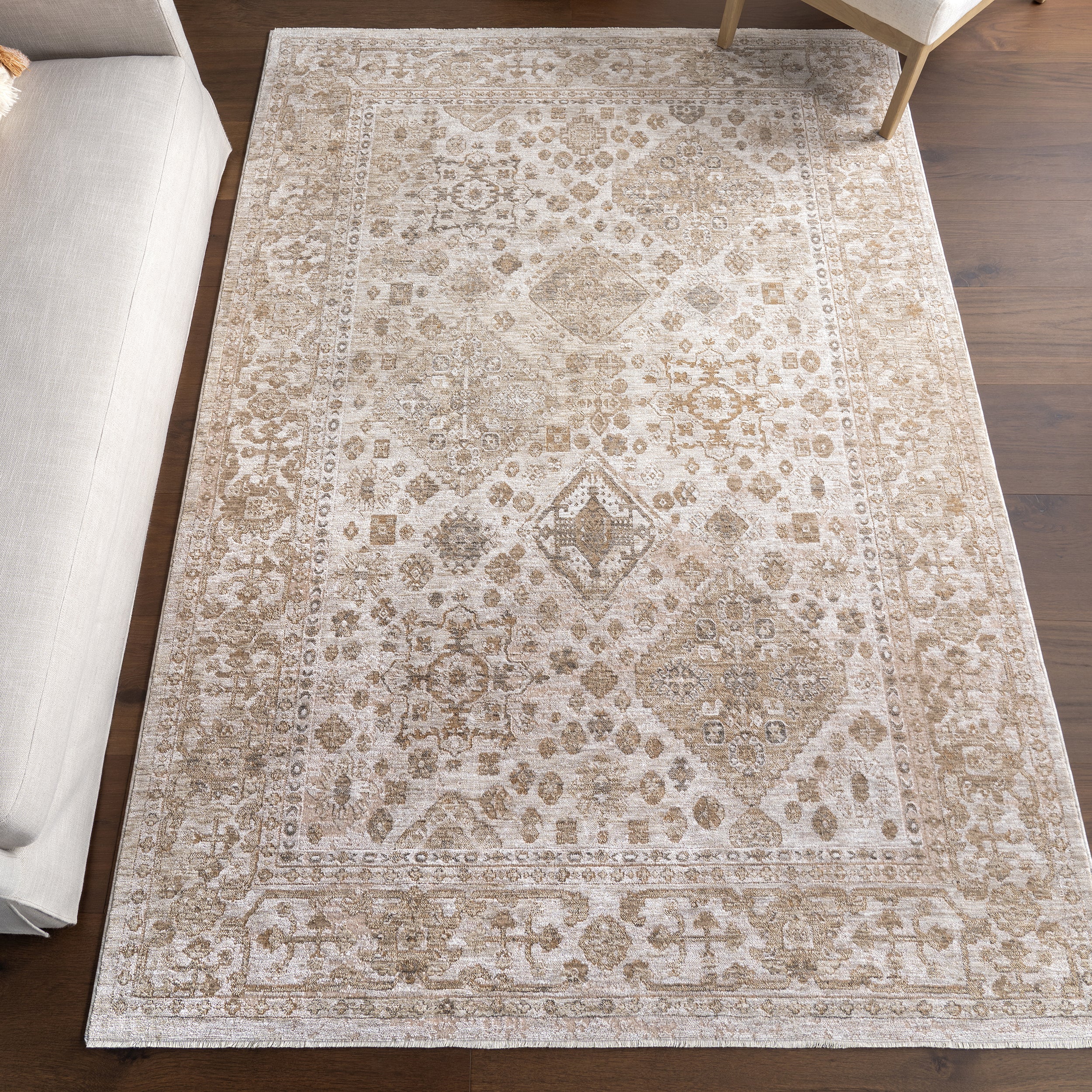 Klyah Medallion Fringe Area Rug - Image 2
