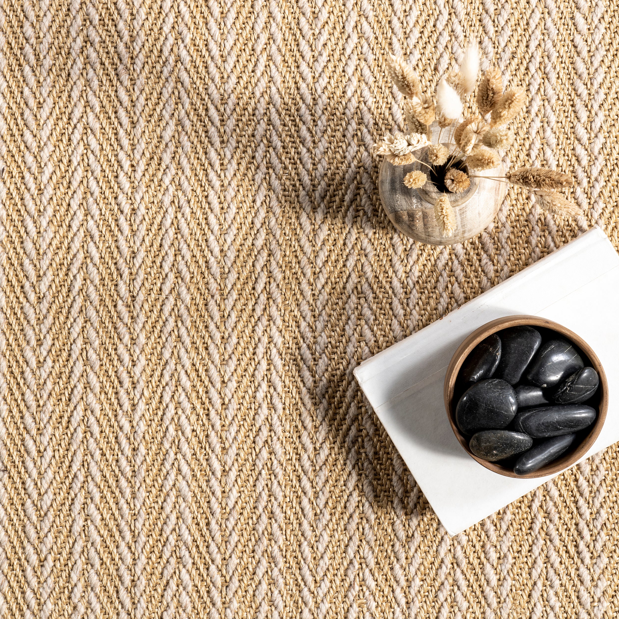Katica Casual Recycled Sisal Blend Area Rug - Image 6