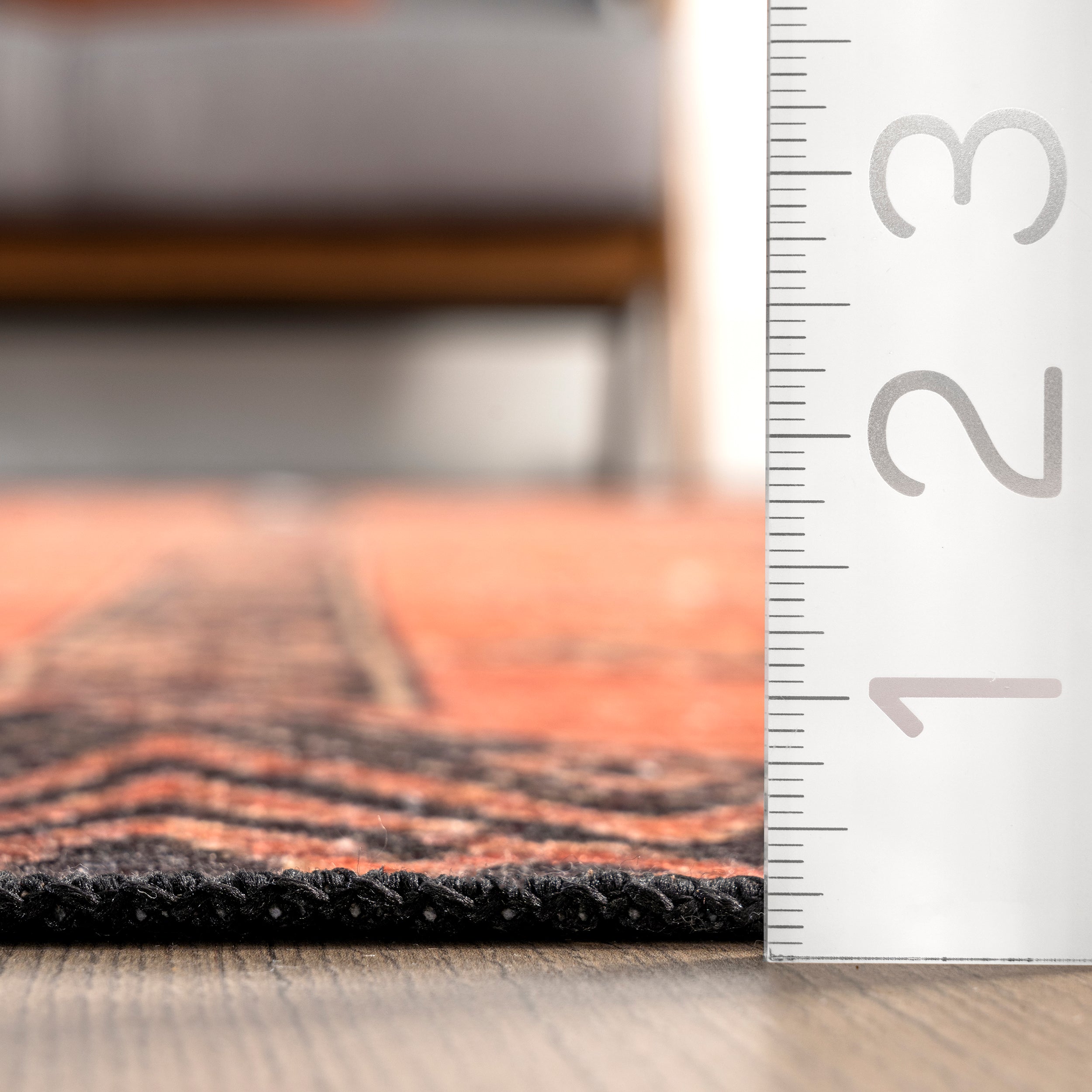 Quincy Cotton-Blend Traditional Area Rug - Image 3