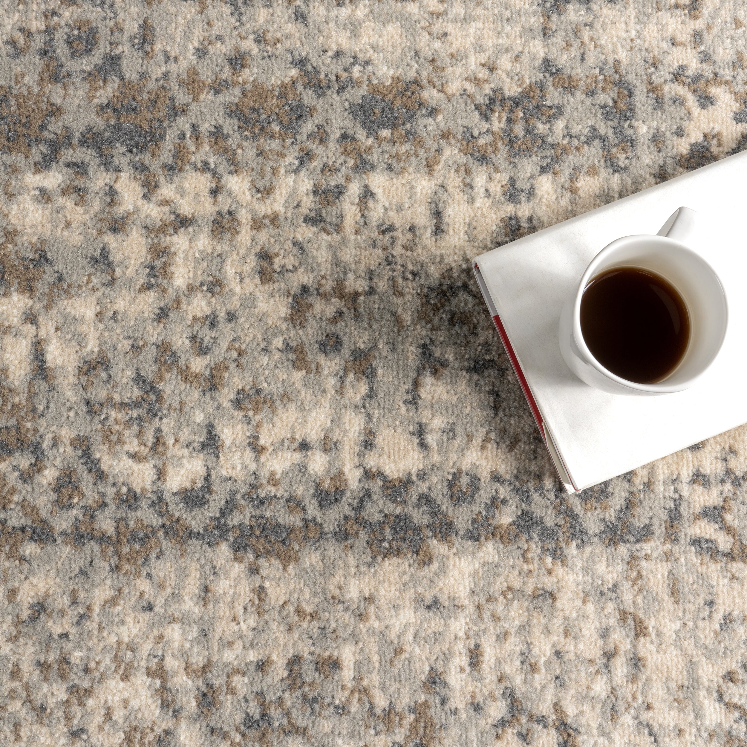 Aella Distressed Medallion Area Rug - Image 7