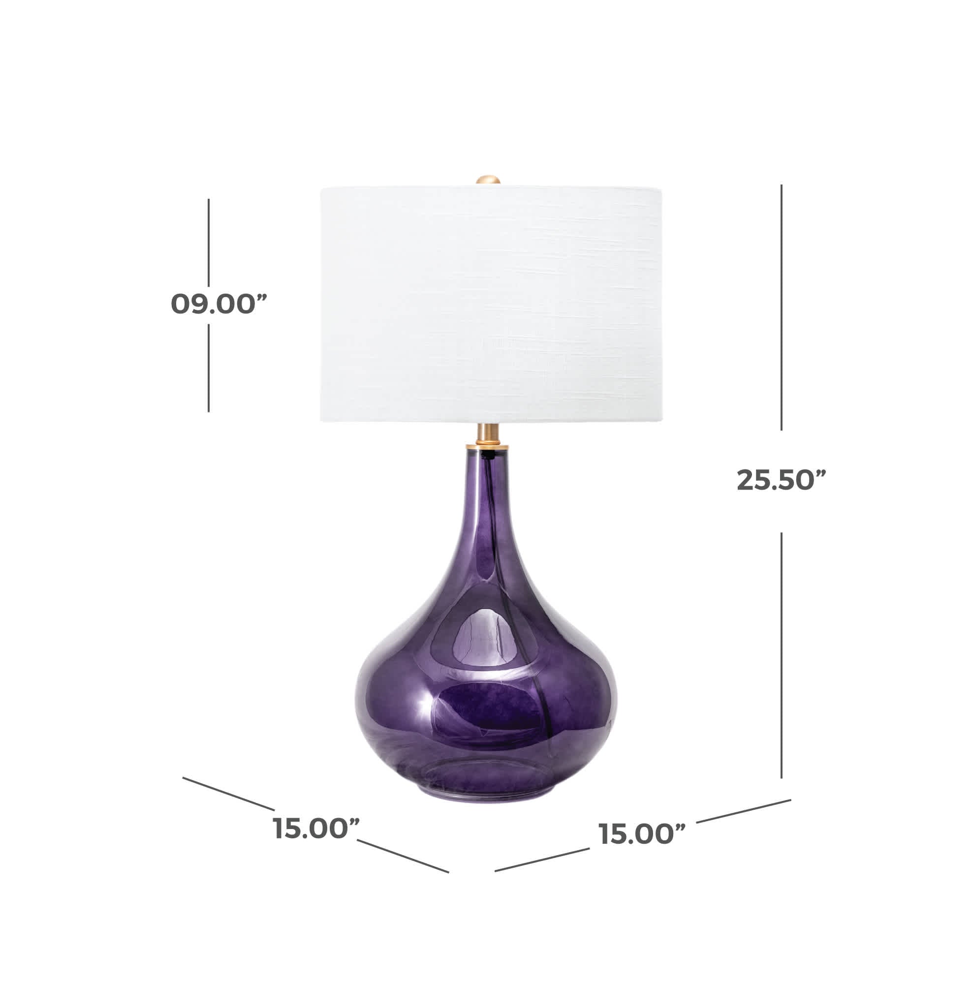 Farrell 26 Glass Table Lamp - Image 8