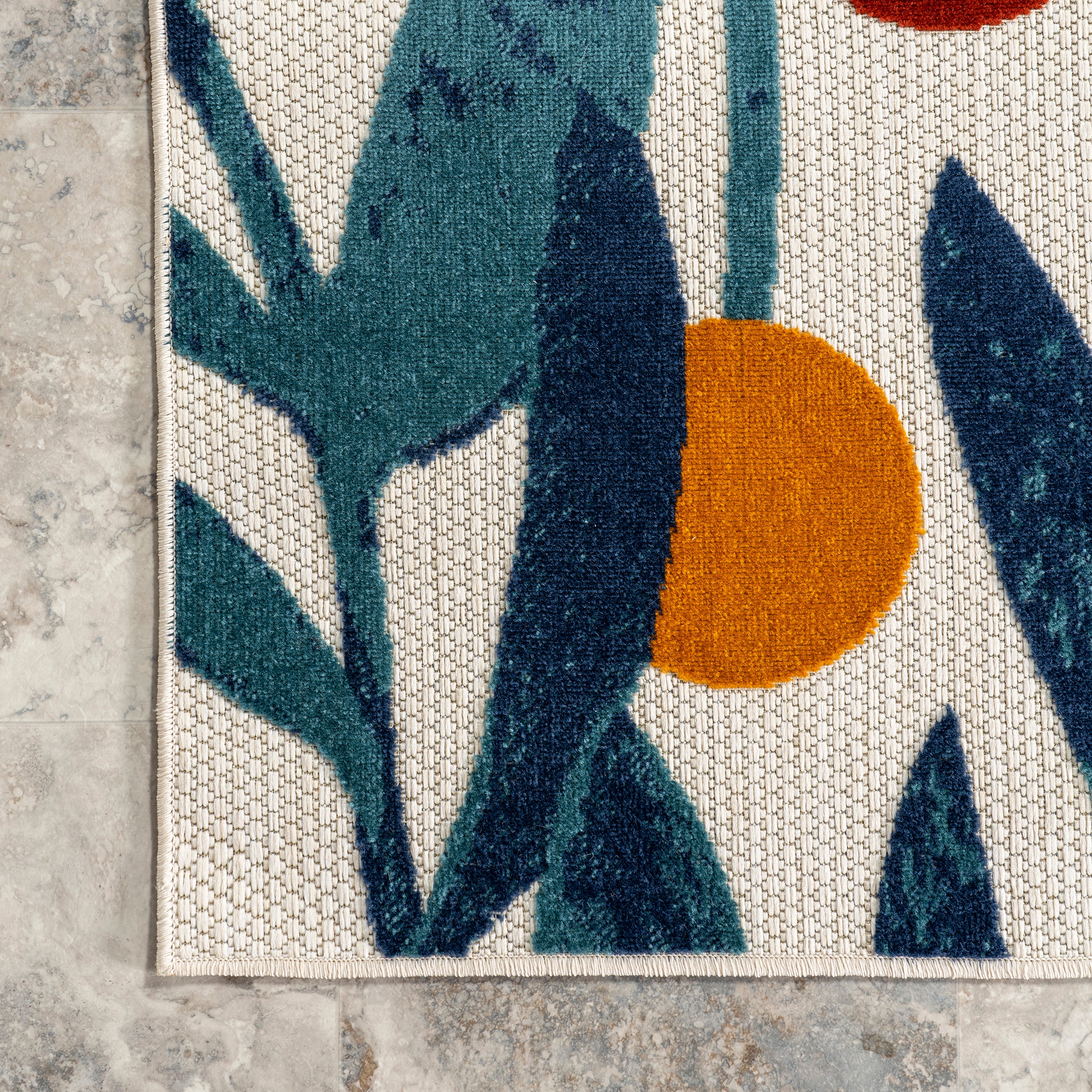 Jenny Floral Indoor/Outdoor Area Rug - Image 5