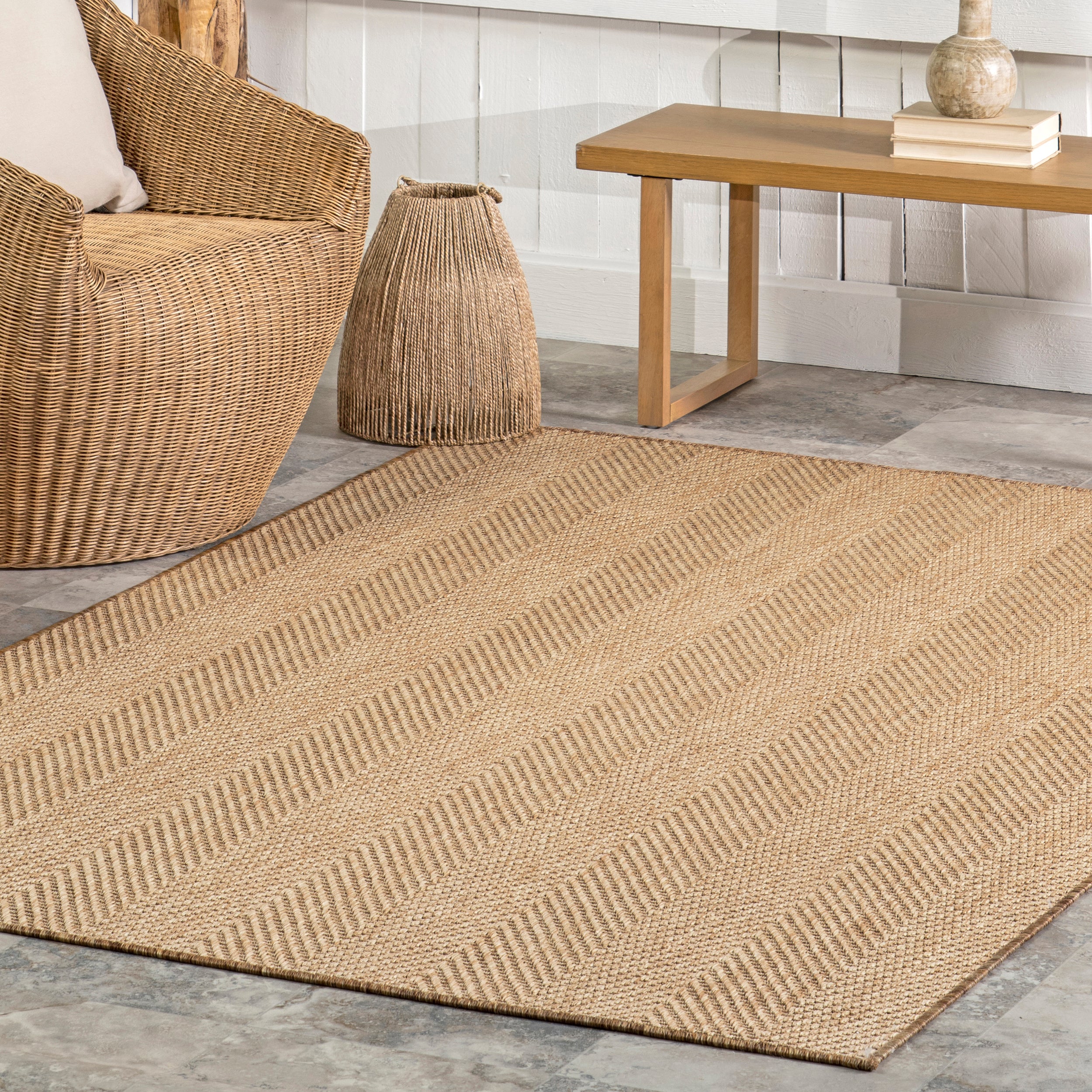 Emerie Solid Casual Indoor/Outdoor Area Rug - Image 9