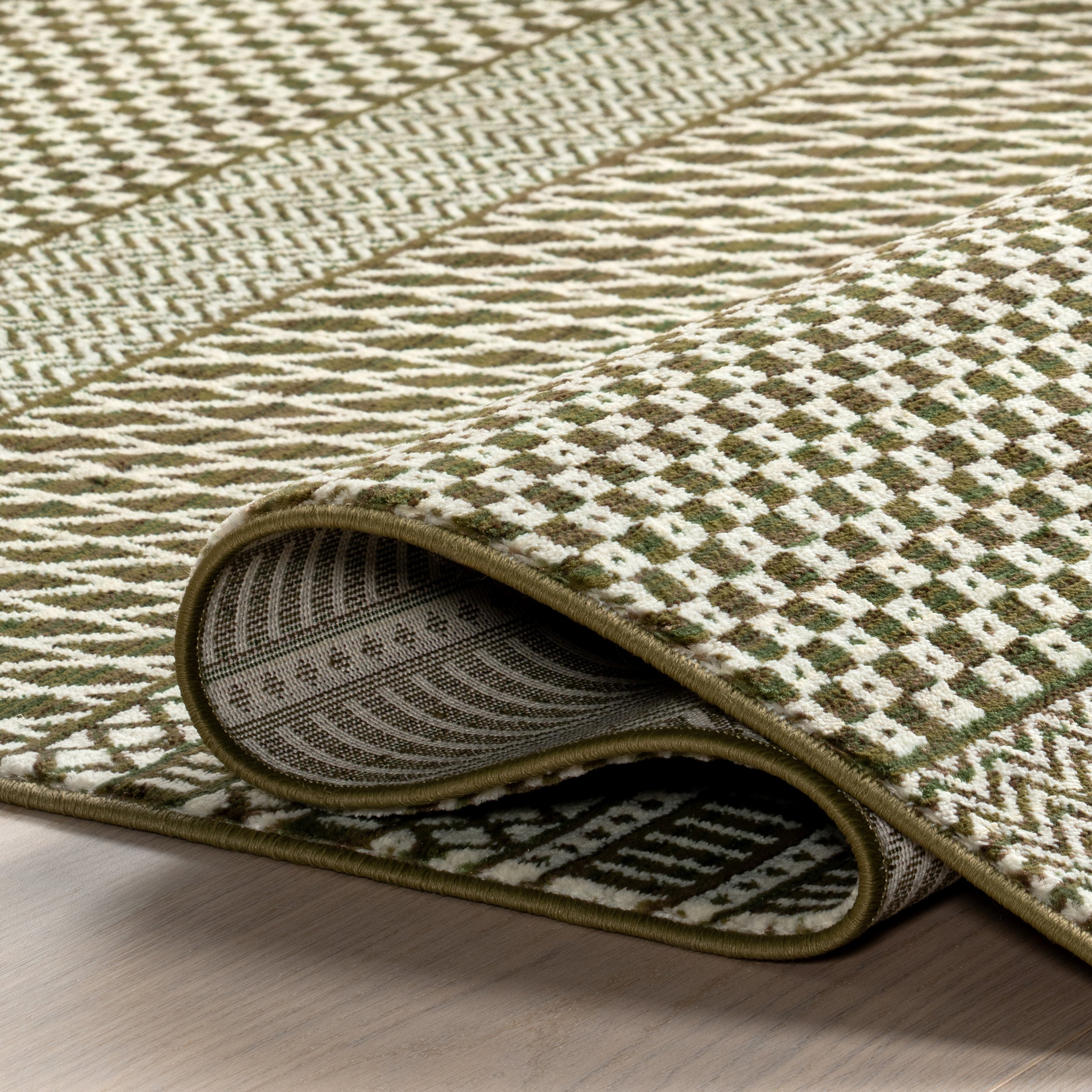 Lavender Geometric Fringe Area Rug - Image 22