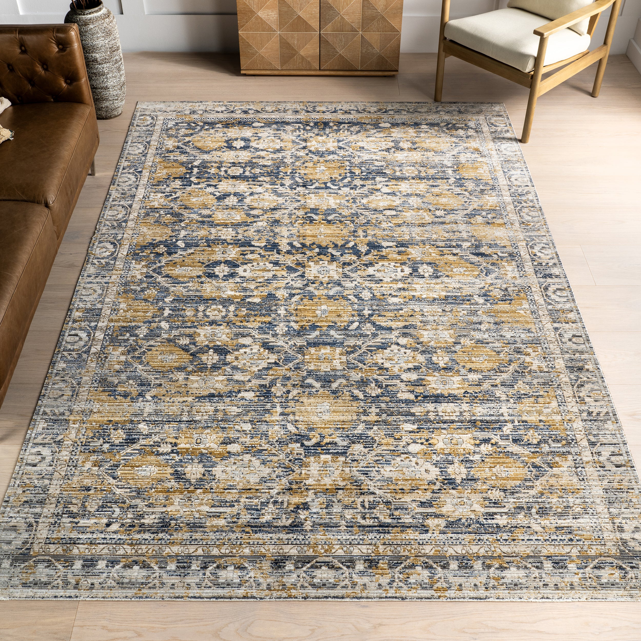 Amabel Medallion Indoor/Outdoor Area Rug - Image 2