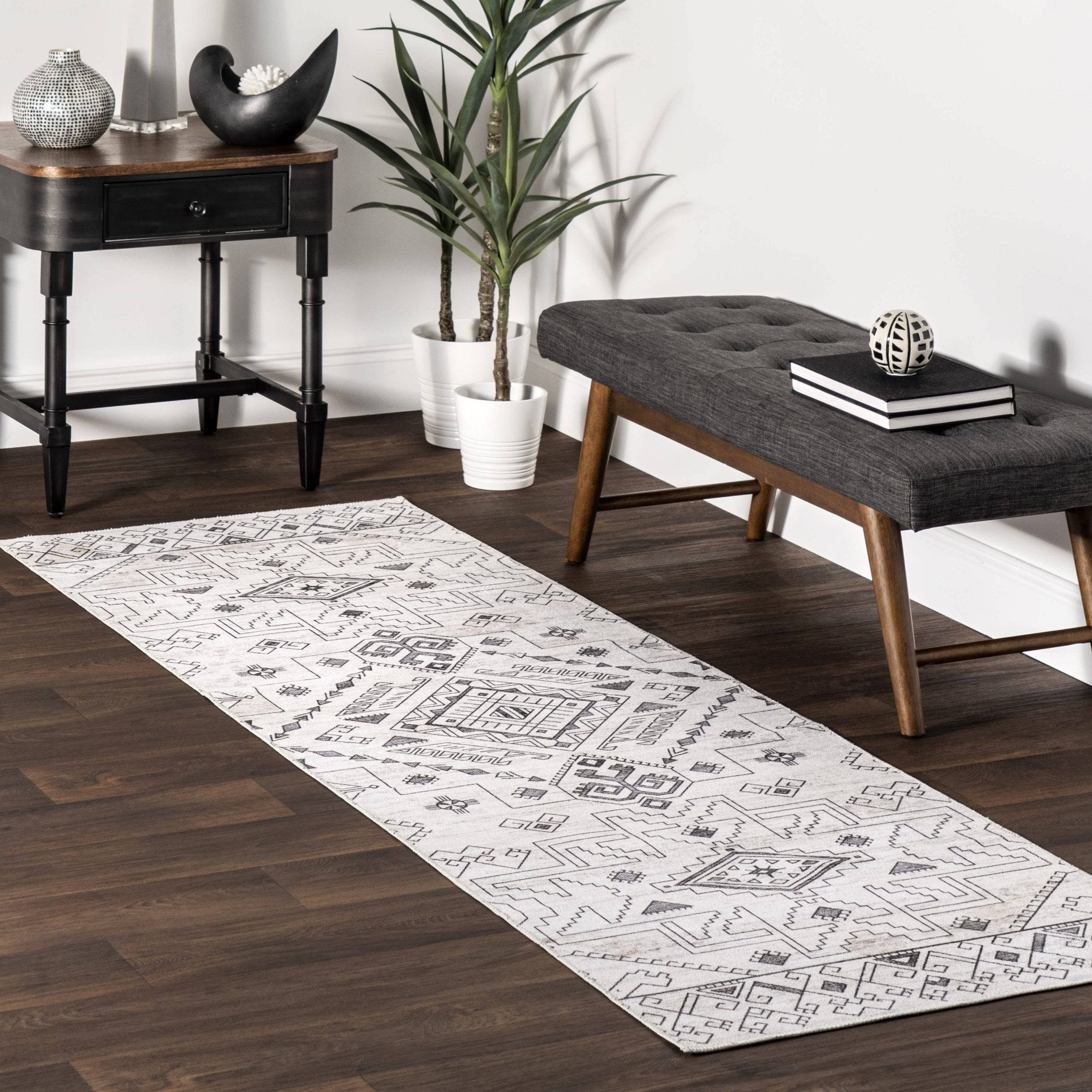 Marley Geometric Bordered Area Rug - Image 10