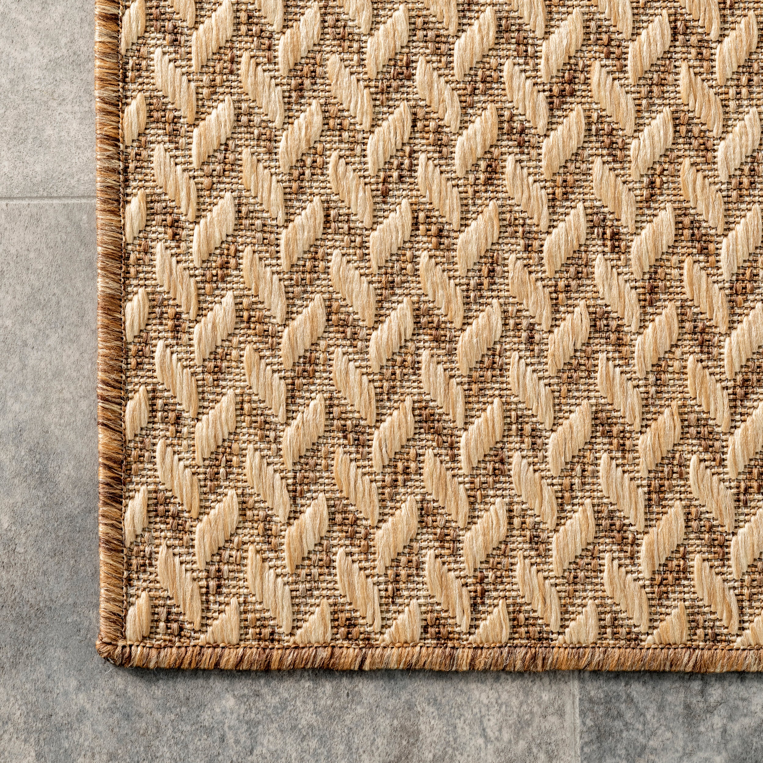 Camryn Herringbone Indoor/Outdoor Area Rug - Image 5