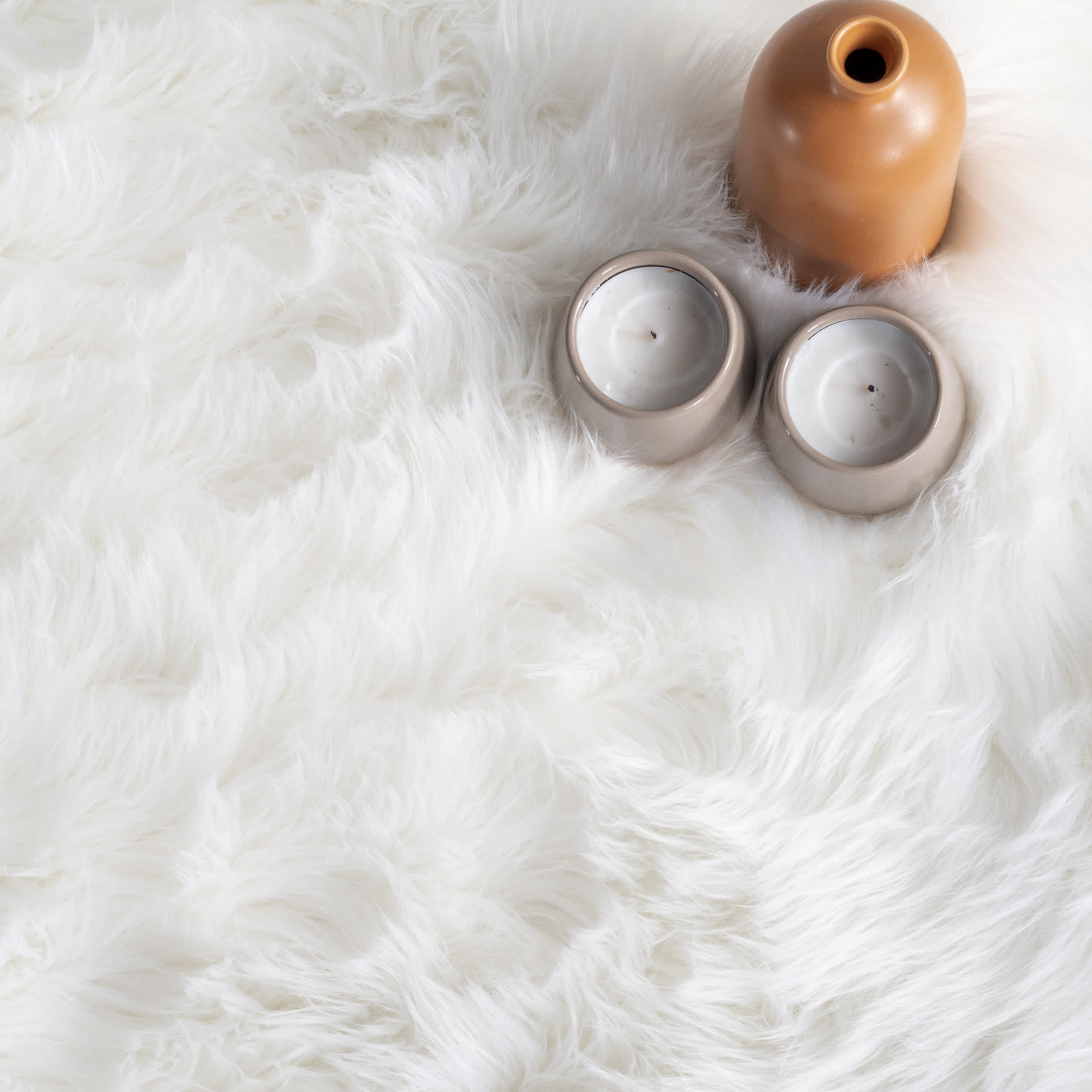 Rodolfo Faux Sheepskin Shag Area Rug - Image 6