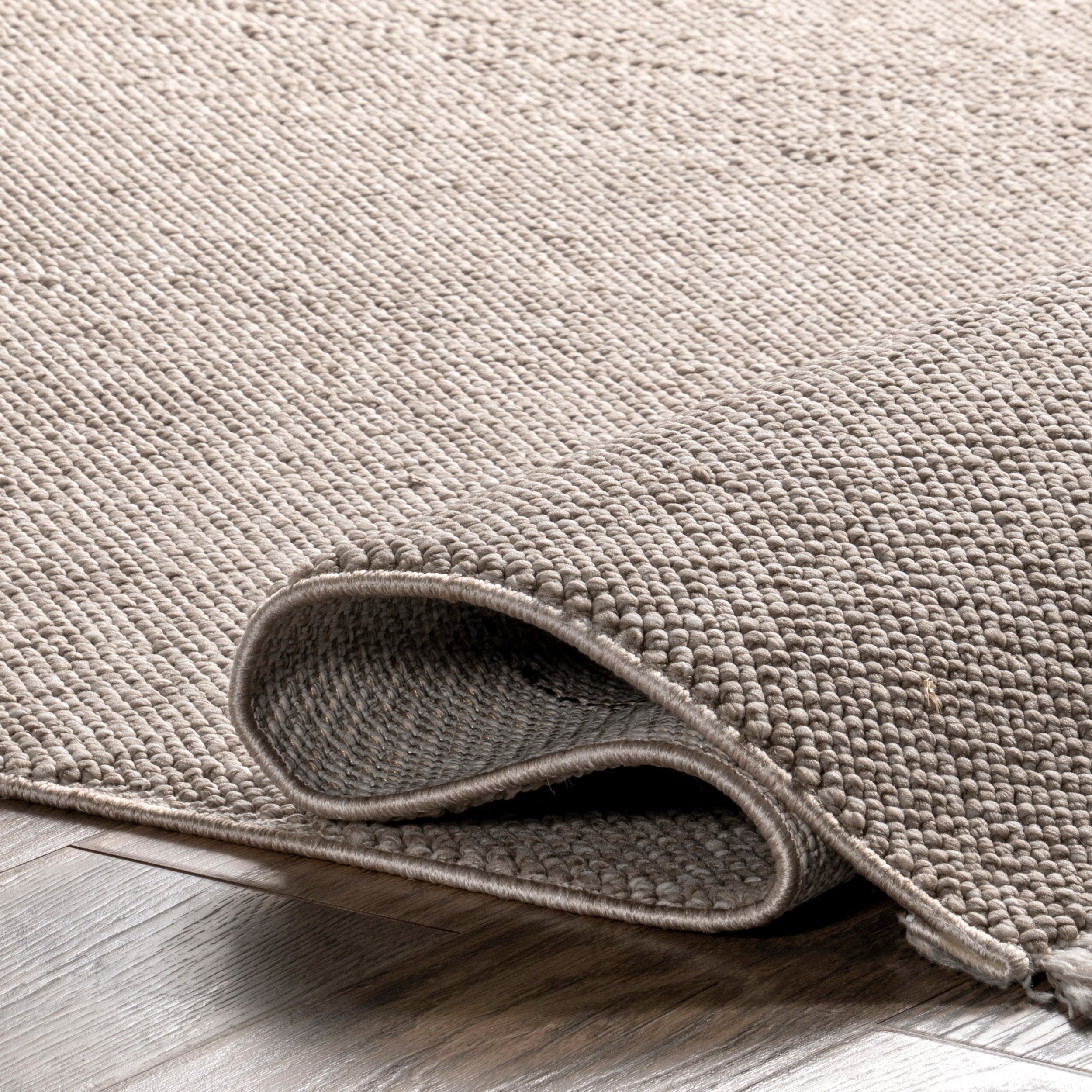Solid Farmhouse Fringe Area Rug - Image 4