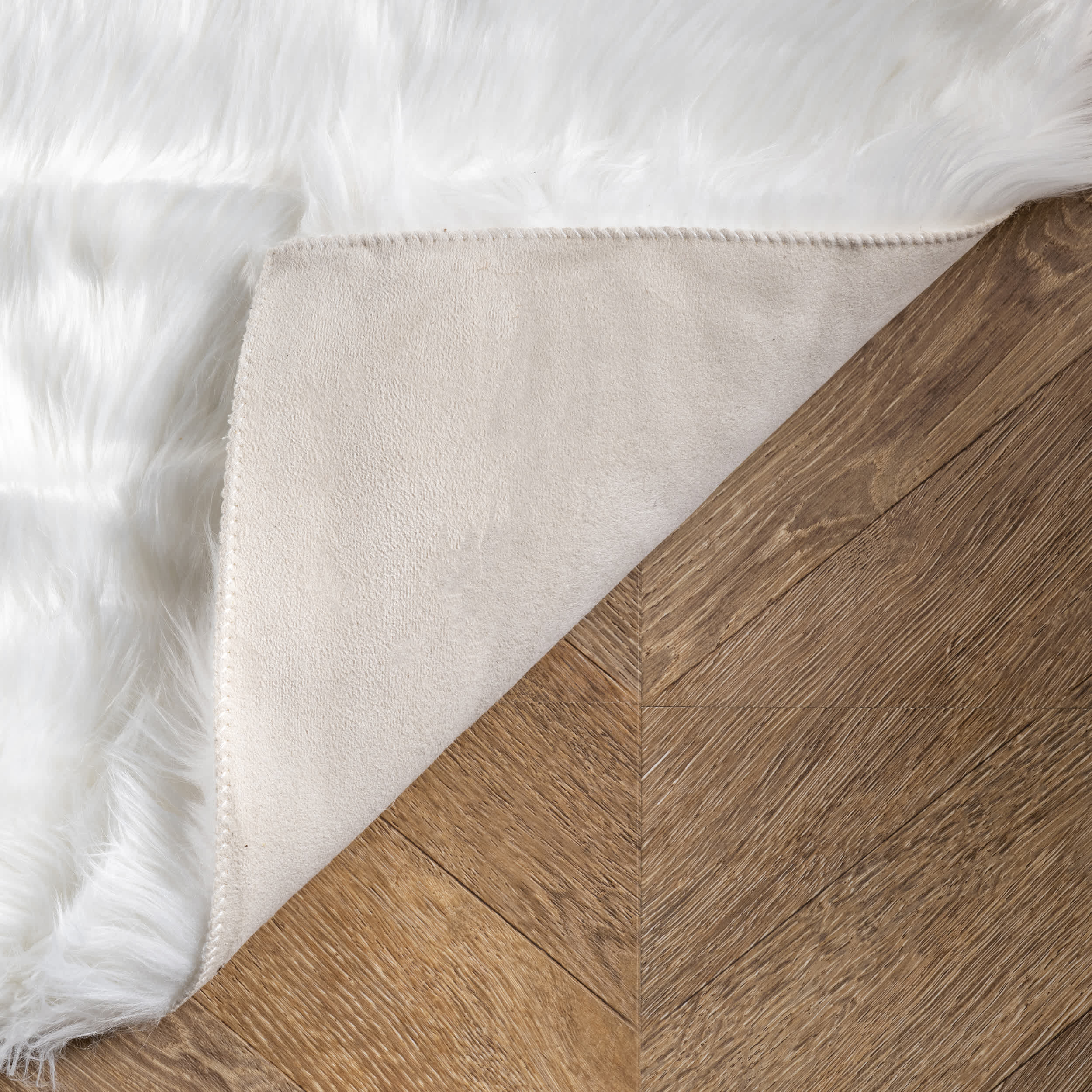 Rodolfo Faux Sheepskin Shag Area Rug - Image 7