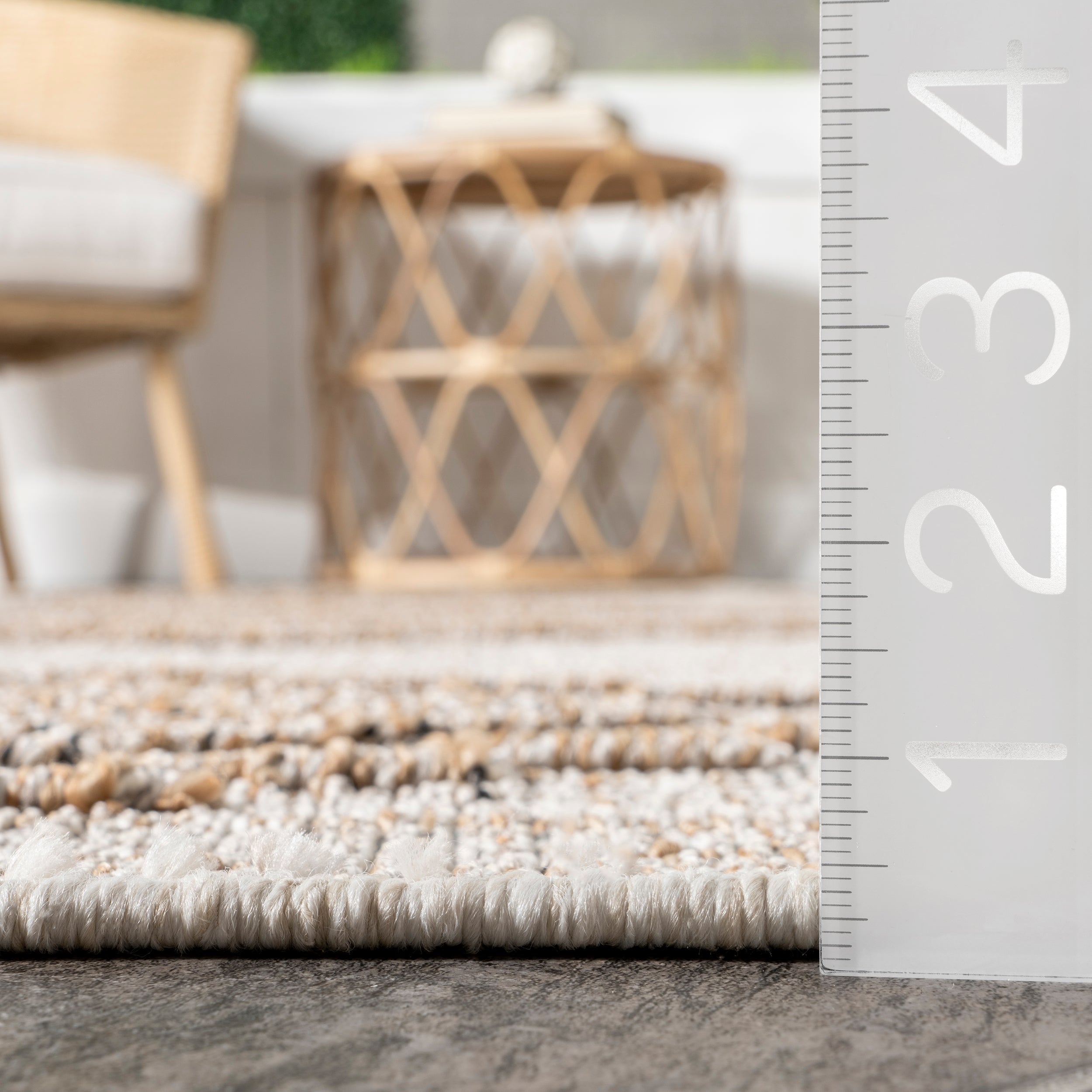 Izetta Southwestern High-Low Indoor/Outdoor Area Rug - Image 3