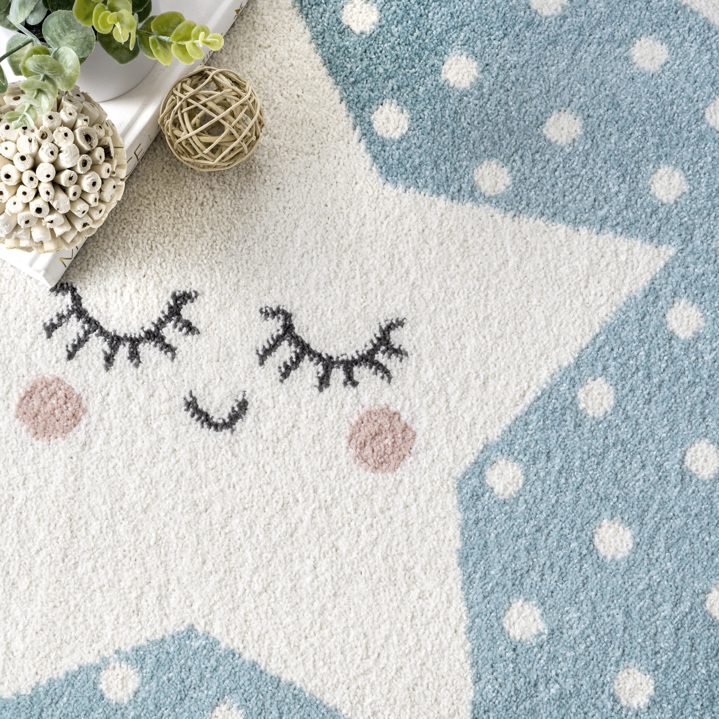 Dream Night Sky Nursery Area Rug - Image 6
