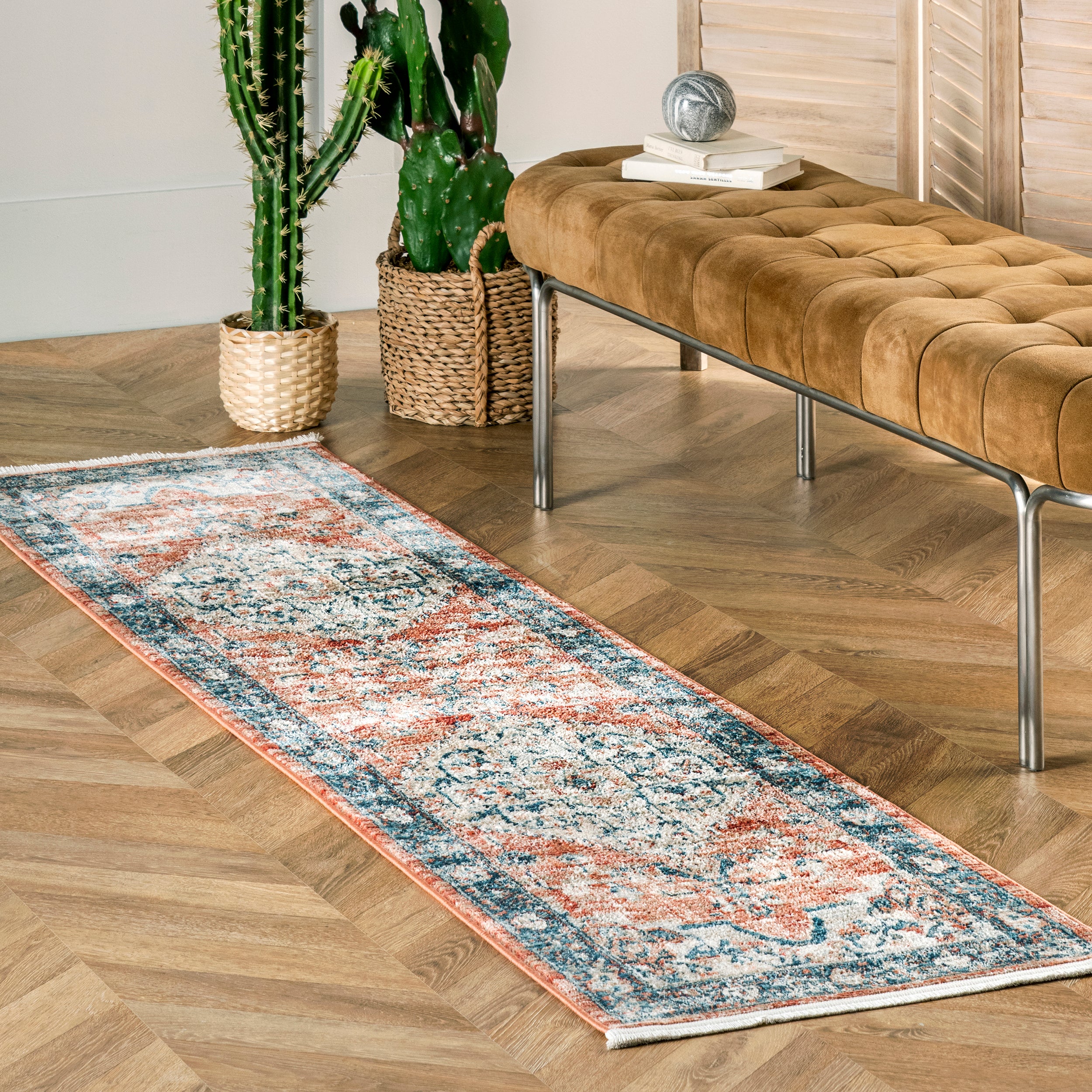 Zara Vintage Medallion Area Rug - Image 11