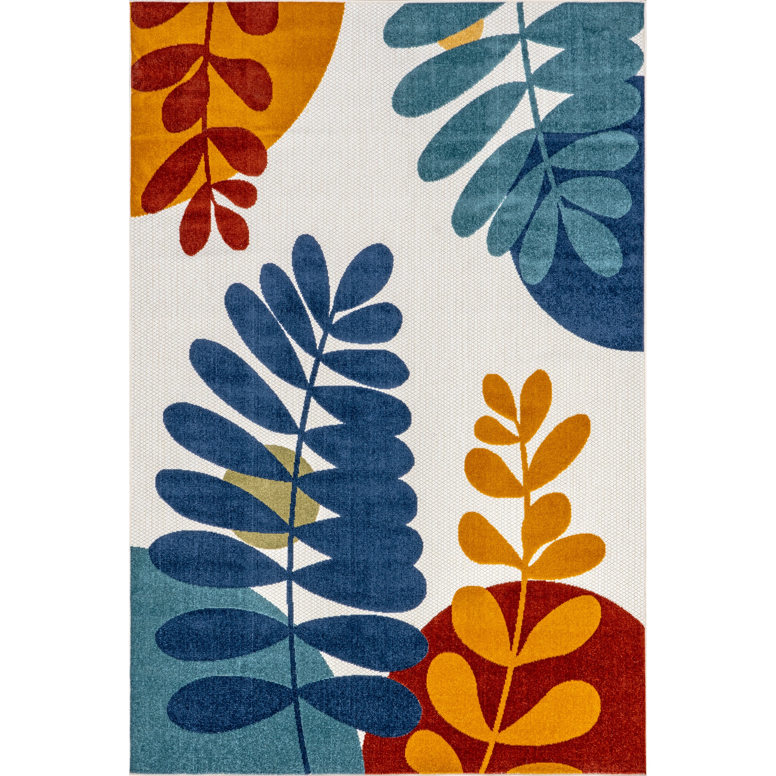 Julissa Colorful Floral Indoor/Outdoor Area Rug